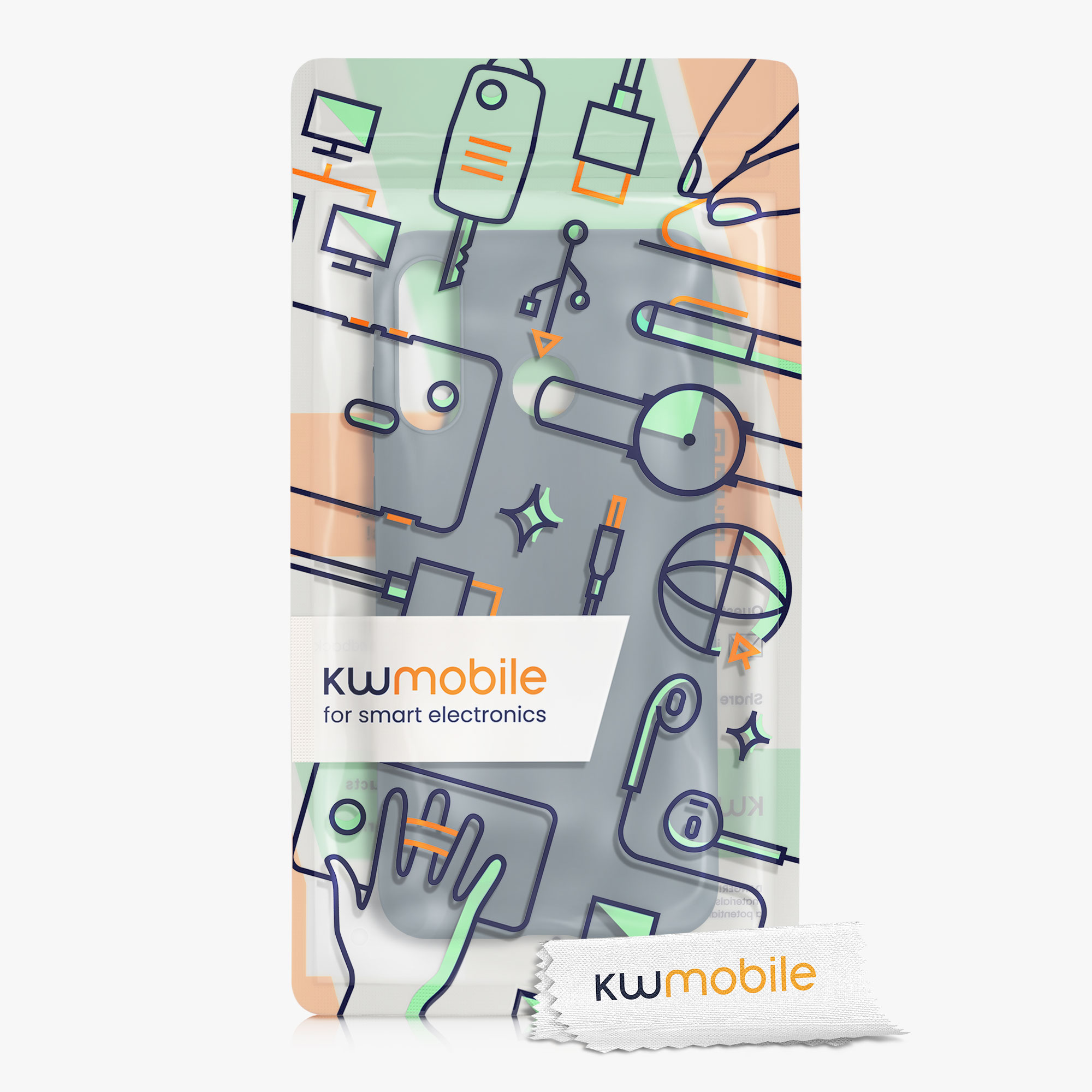 Kryt kwmobile Huawei P30 Lite, tmavě břidlicová