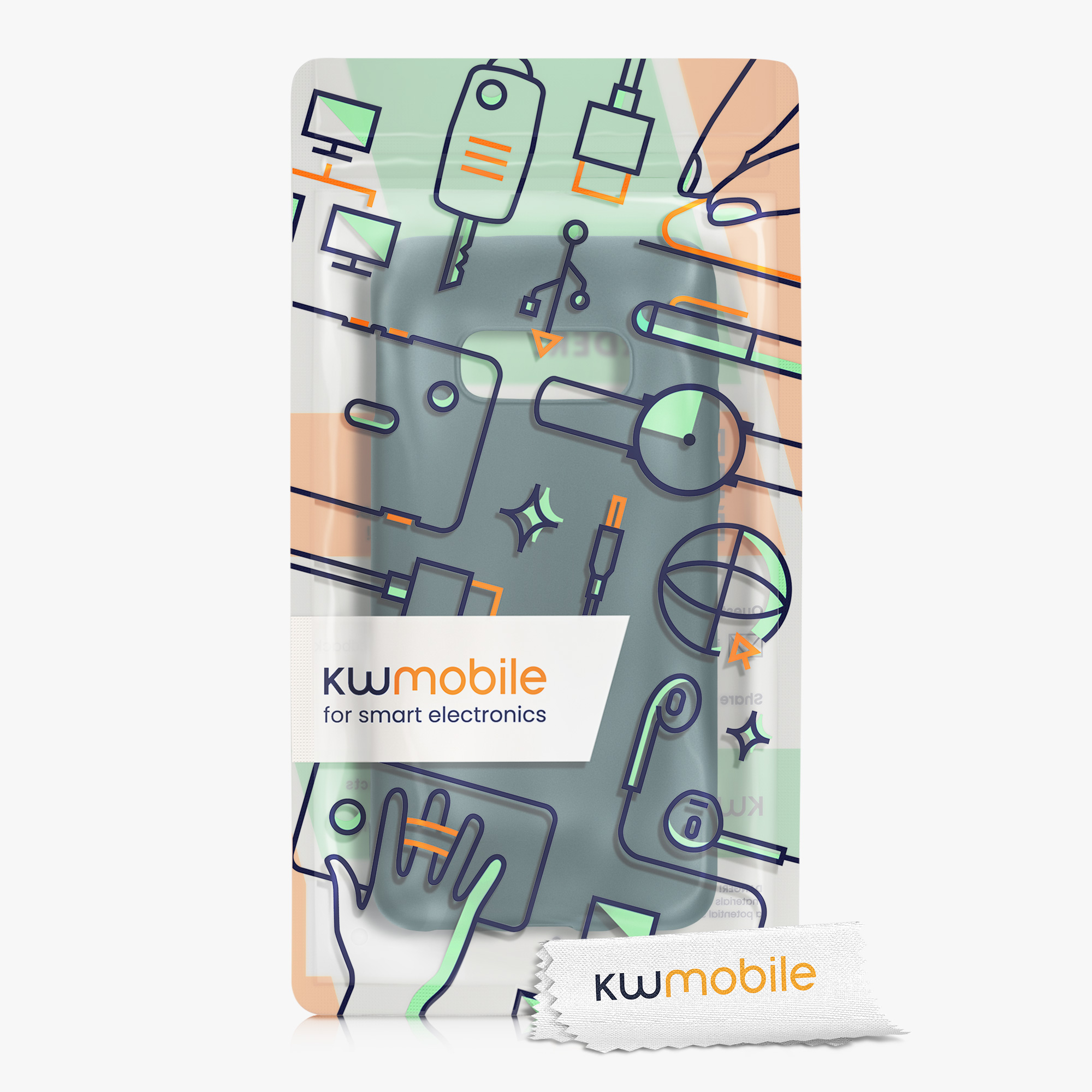 Metalický kryt na mobil Samsung Galaxy S10e kwmobile Metallic Teal