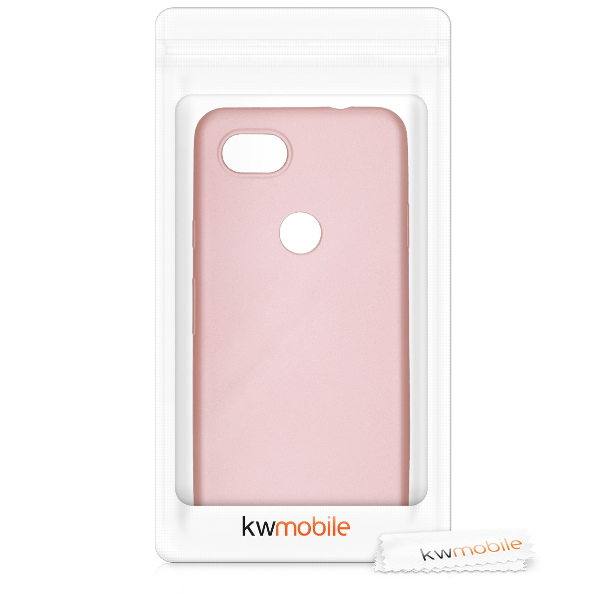 Zadní kryt kwmobile pro Google Pixel 3a - metalická růžově zlatá