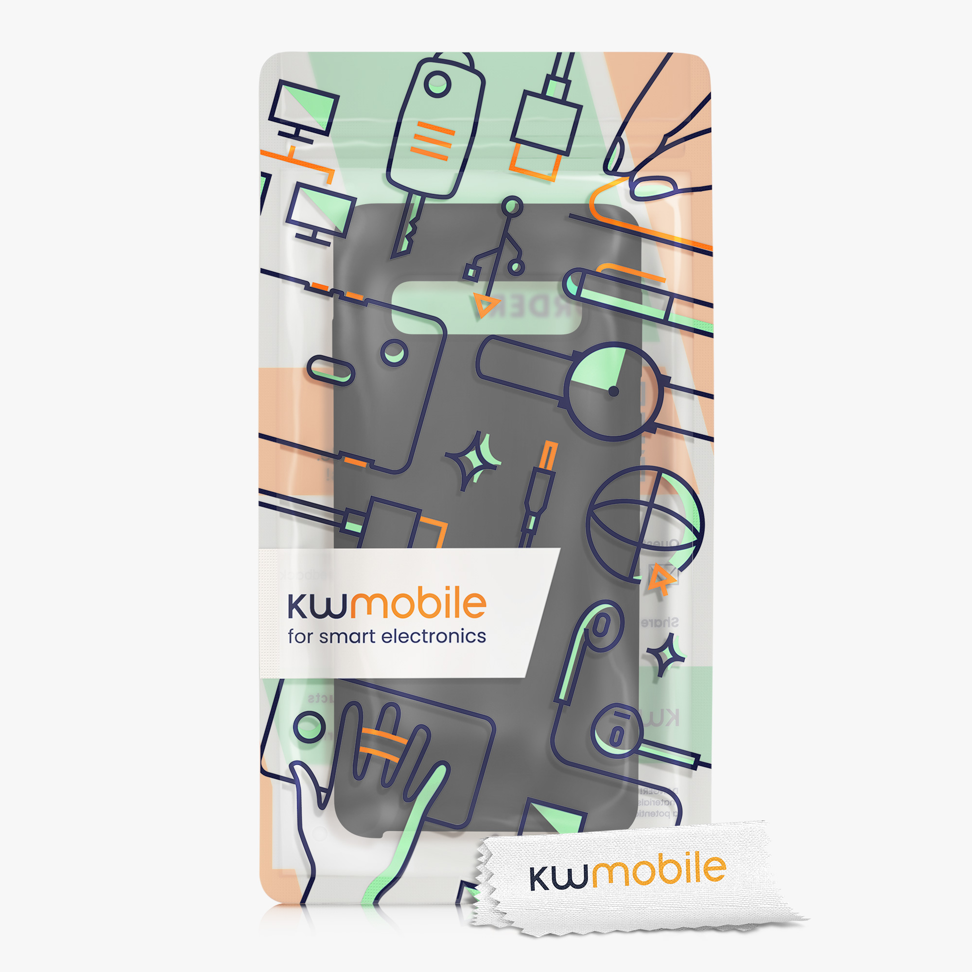 Kryt na mobil Samsung Galaxy S10 kwmobile TPU černý