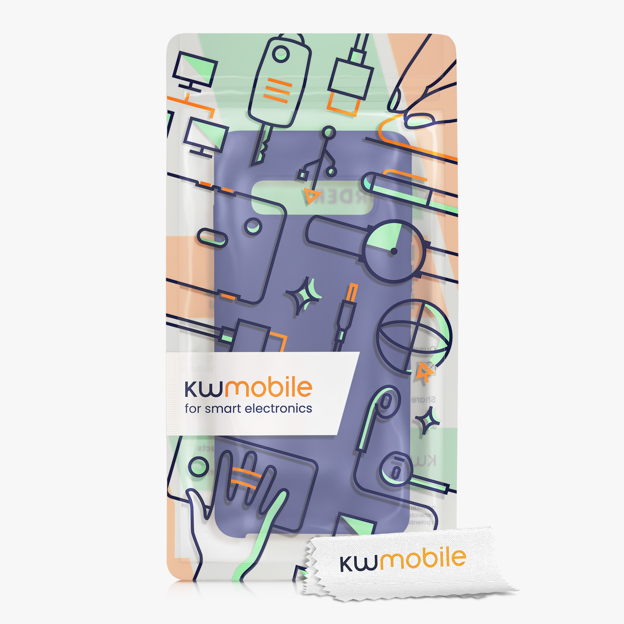 Kryt na mobil Samsung Galaxy S10 kwmobile TPU modrý