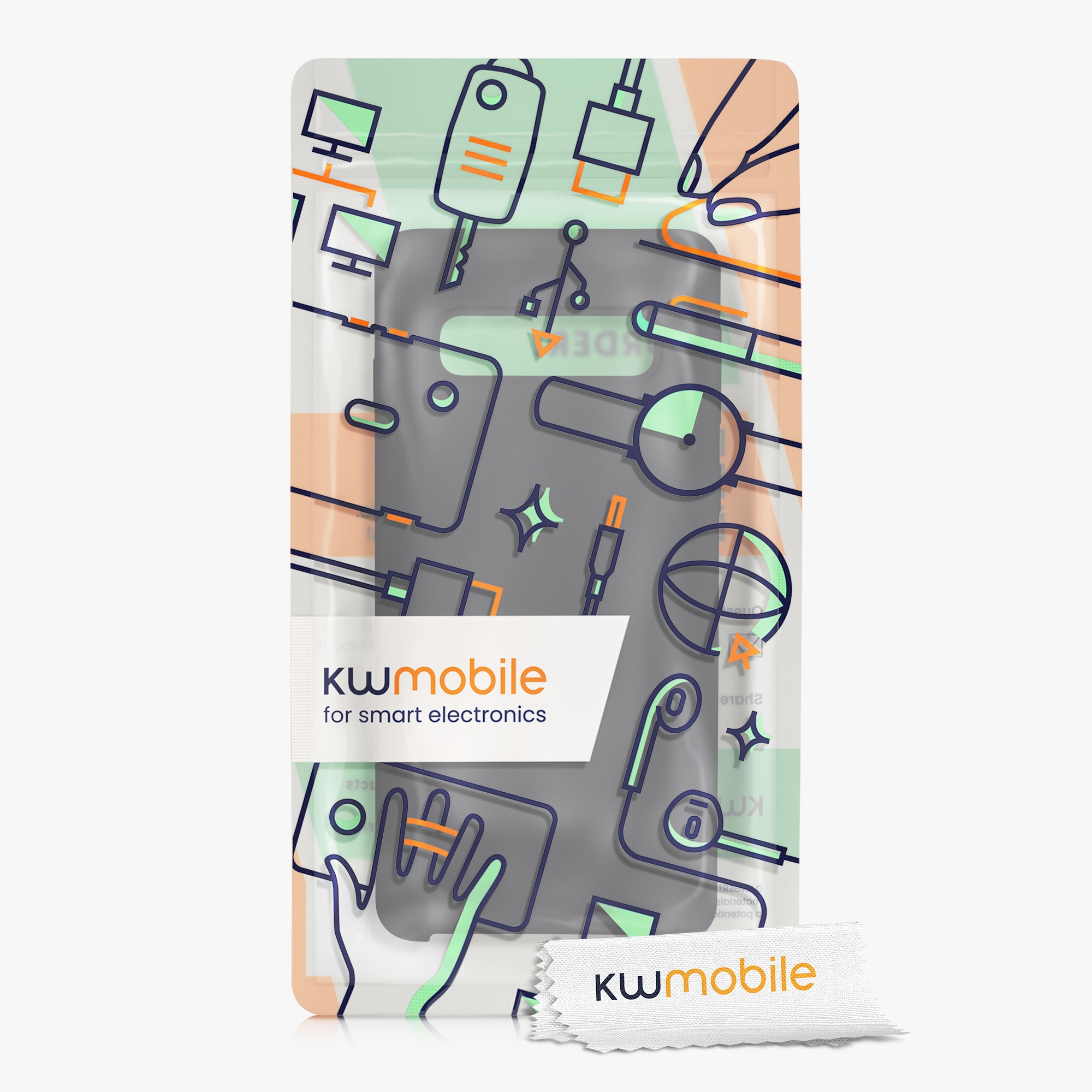 Kryt na mobil Samsung Galaxy S10 kwmobile TPU matně černý
