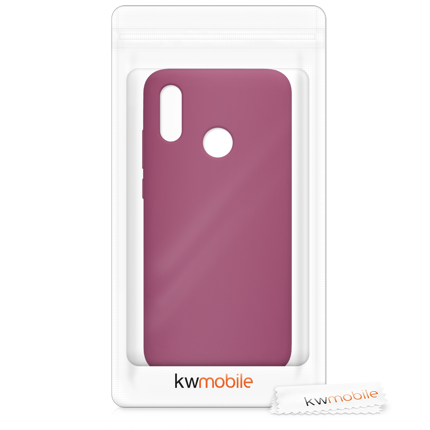 Kryt kwmobile pro Huawei P Smart (2019), granátově červená