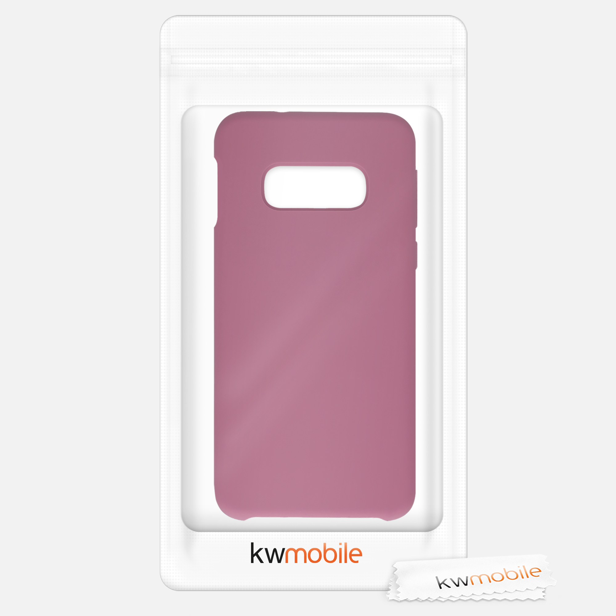 Kryt na mobil Samsung Galaxy S10e kwmobile TPU tmavě růžový