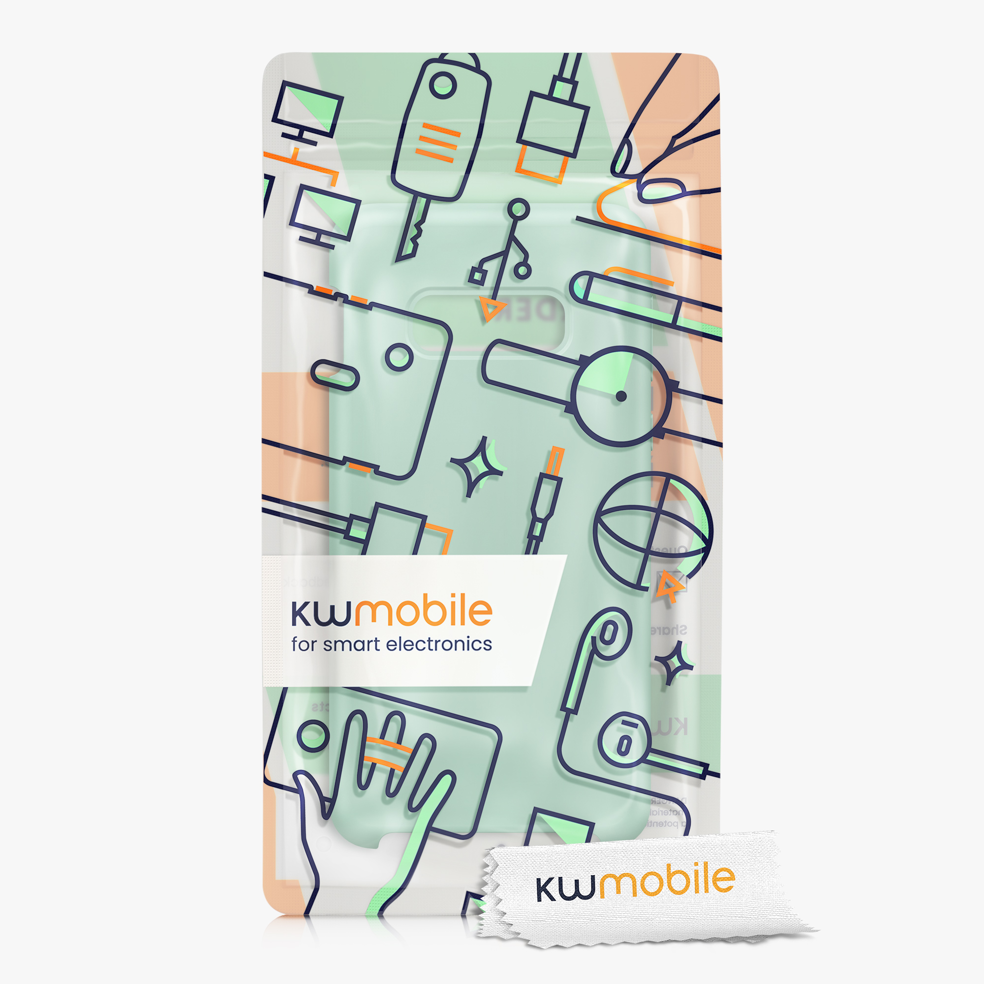 Kryt na mobil Samsung Galaxy S10e kwmobile TPU mintový