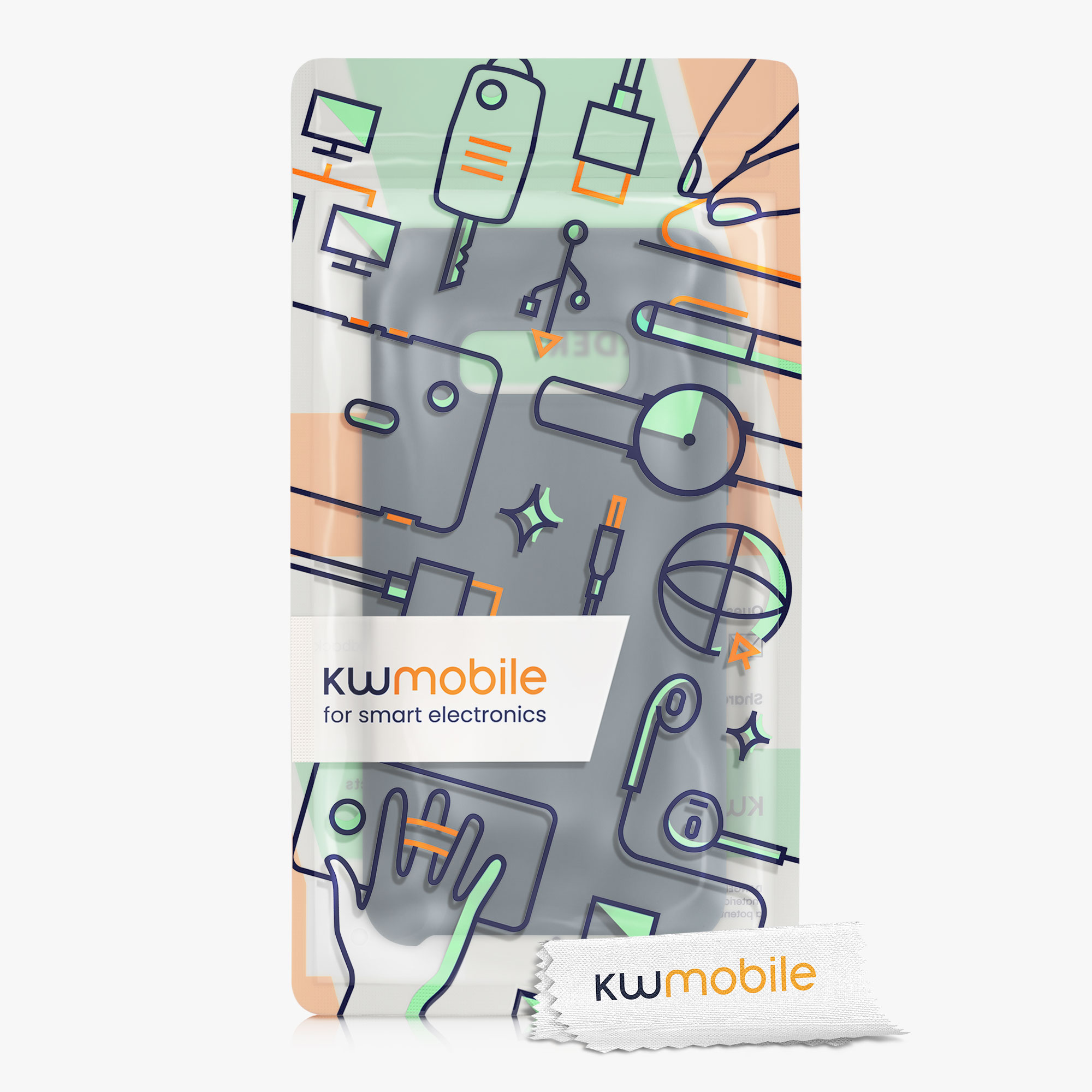 Kryt na mobil Samsung Galaxy S10e kwmobile TPU tmavě břidlicový