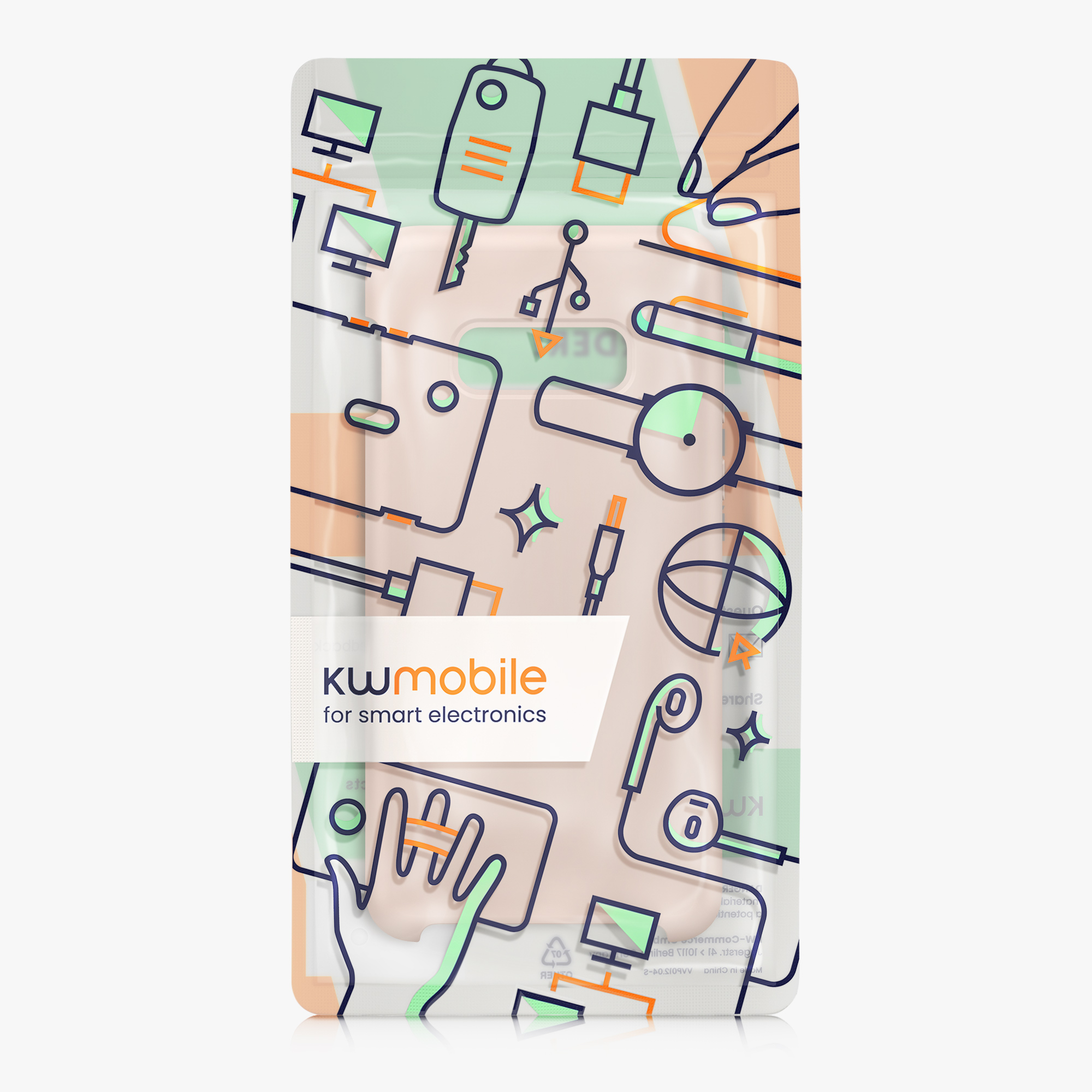Kryt na mobil Samsung Galaxy S10e kwmobile TPU pudrově růžový