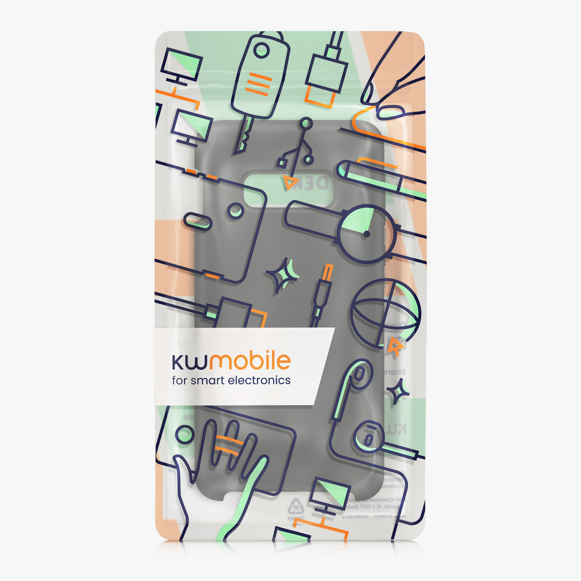 Kryt na mobil Samsung Galaxy S10e kwmobile TPU tmavě šedý