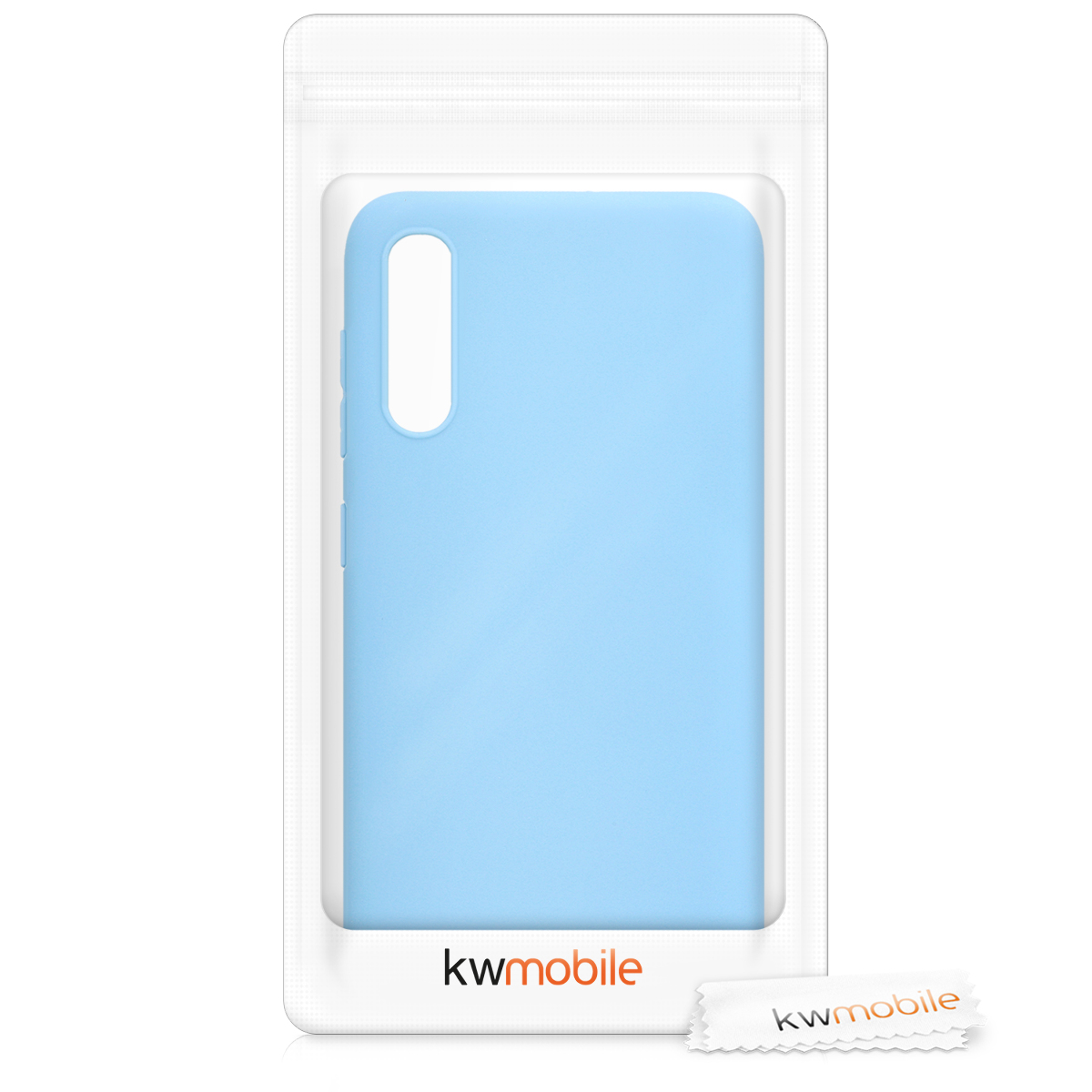Kryt na mobil Samsung Galaxy A50 kwmobile TPU Holubí modrá