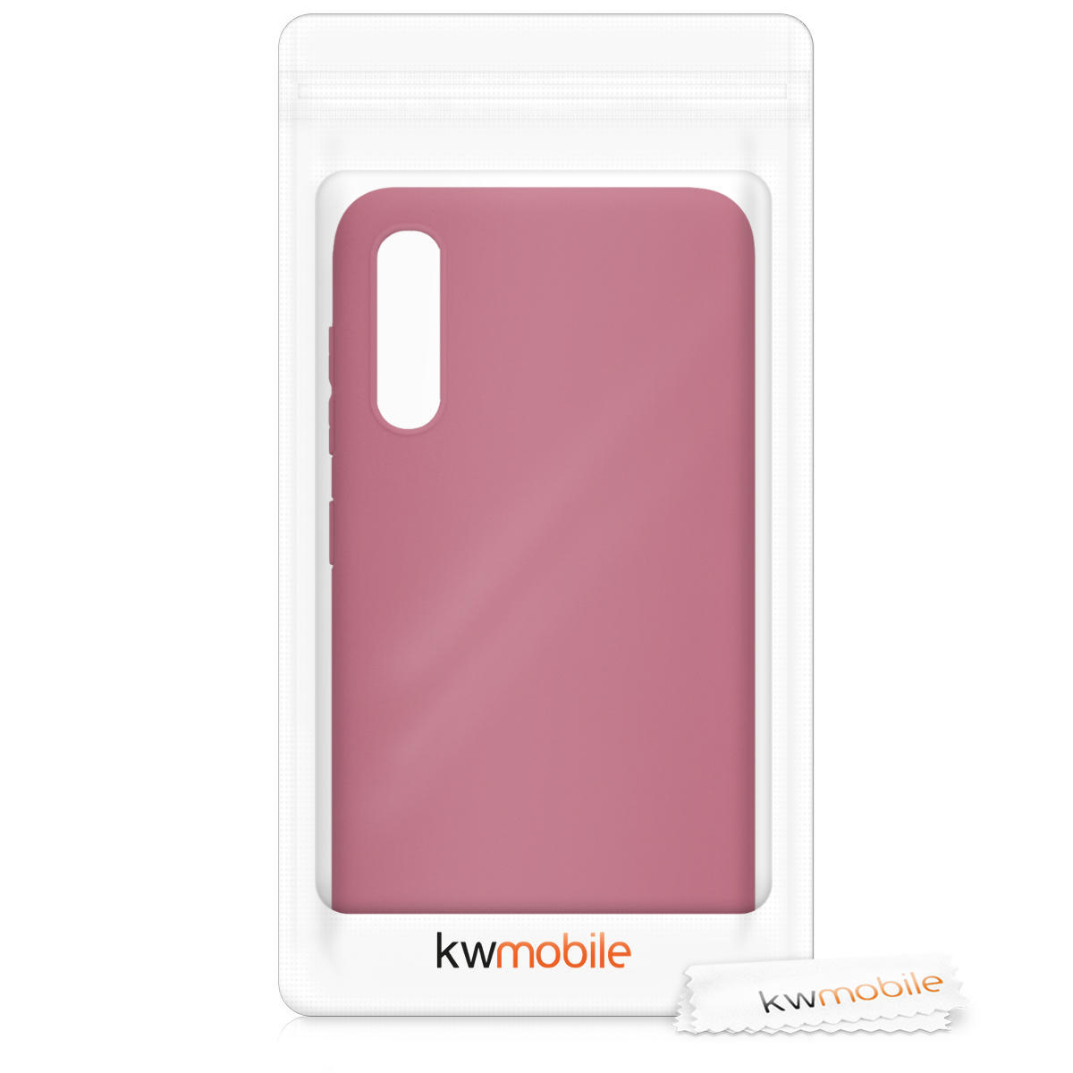 Kryt na mobil Samsung Galaxy A50 kwmobile TPU Tmavě růžová