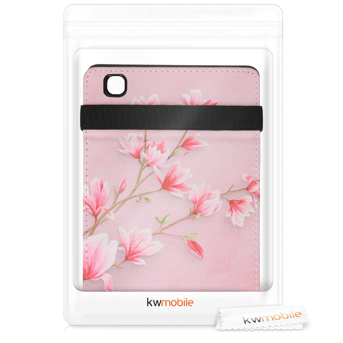 Flip pouzdro na čtečku Kobo Aura H2O Edition 2 Magnolias se stojánkem a poutkem