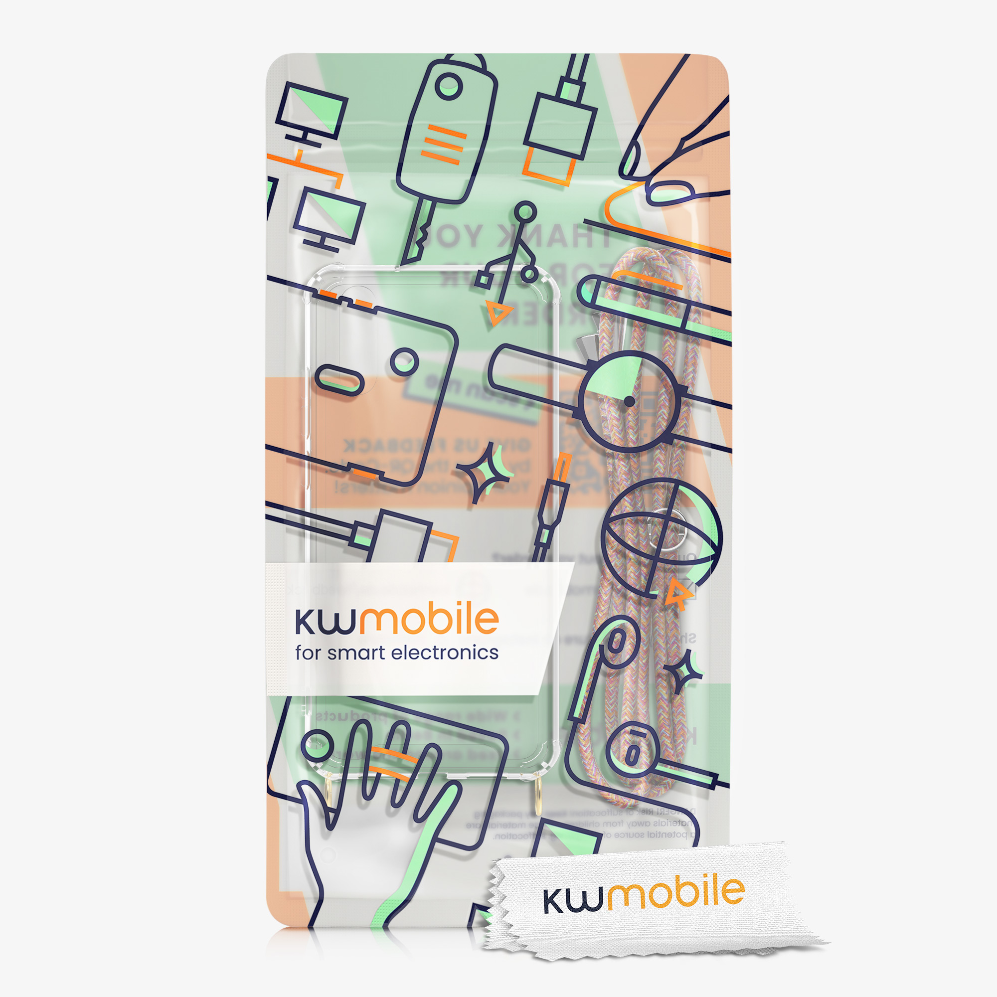 Crossbody kryt kwmobile pro Huawei P20, vícebarevná