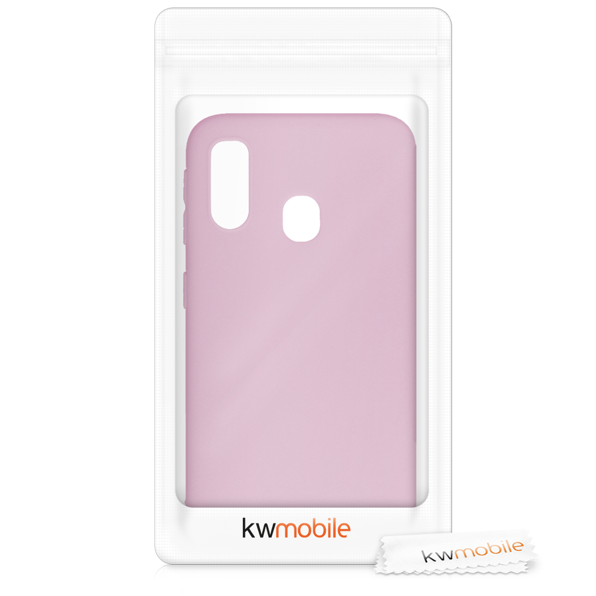 Kryt na mobil Samsung Galaxy A40 kwmobile TPU Matná antická růžová