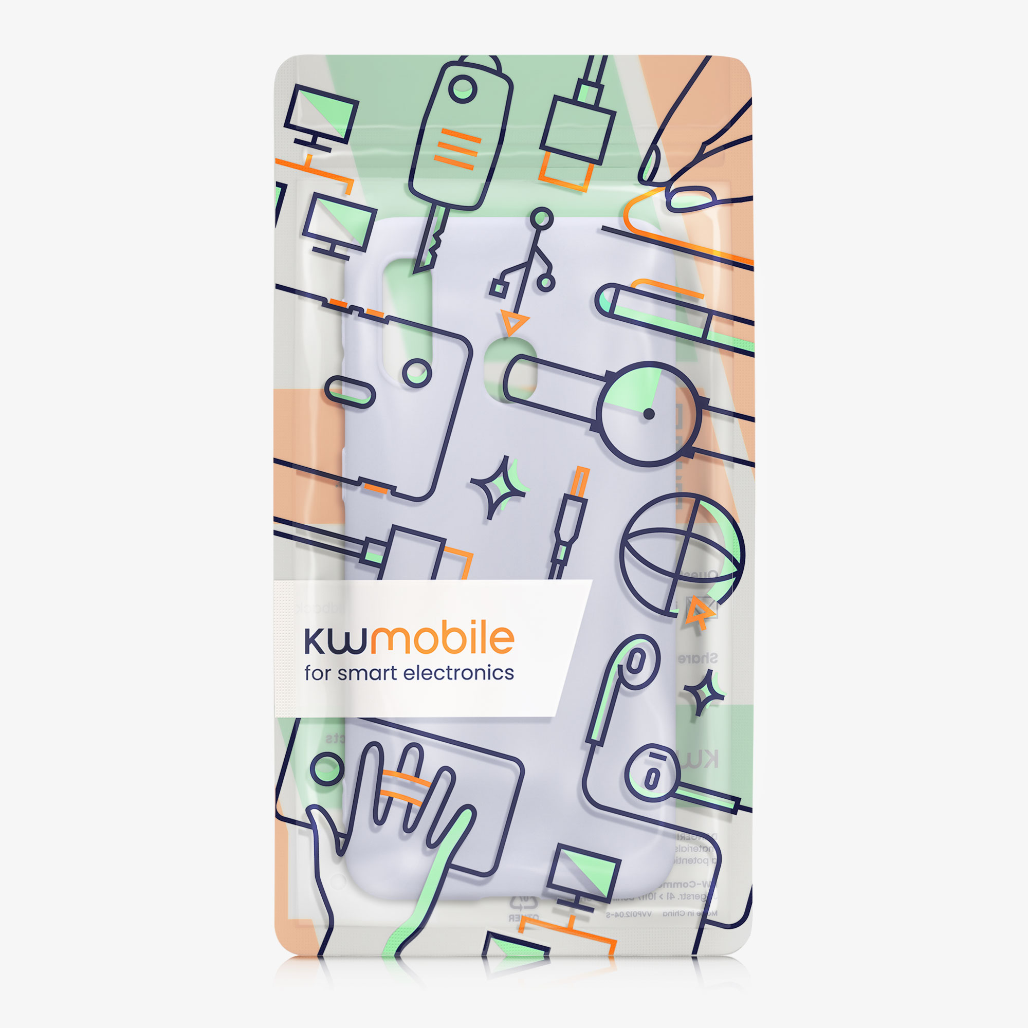 Kryt na mobil Samsung Galaxy A40 kwmobile TPU Světlá levandule