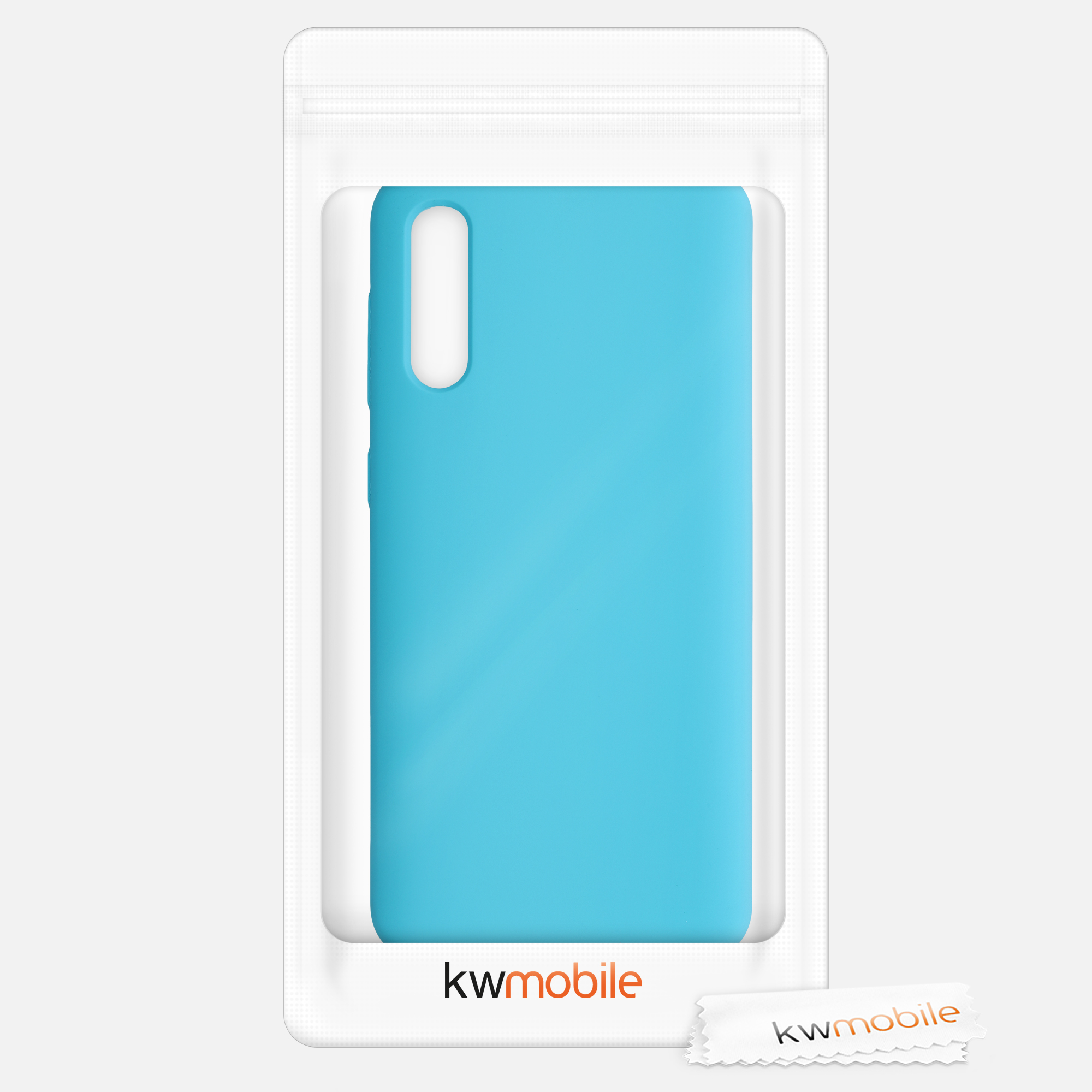 Kryt na mobil Samsung Galaxy A50 kwmobile TPU Oceánová modrá