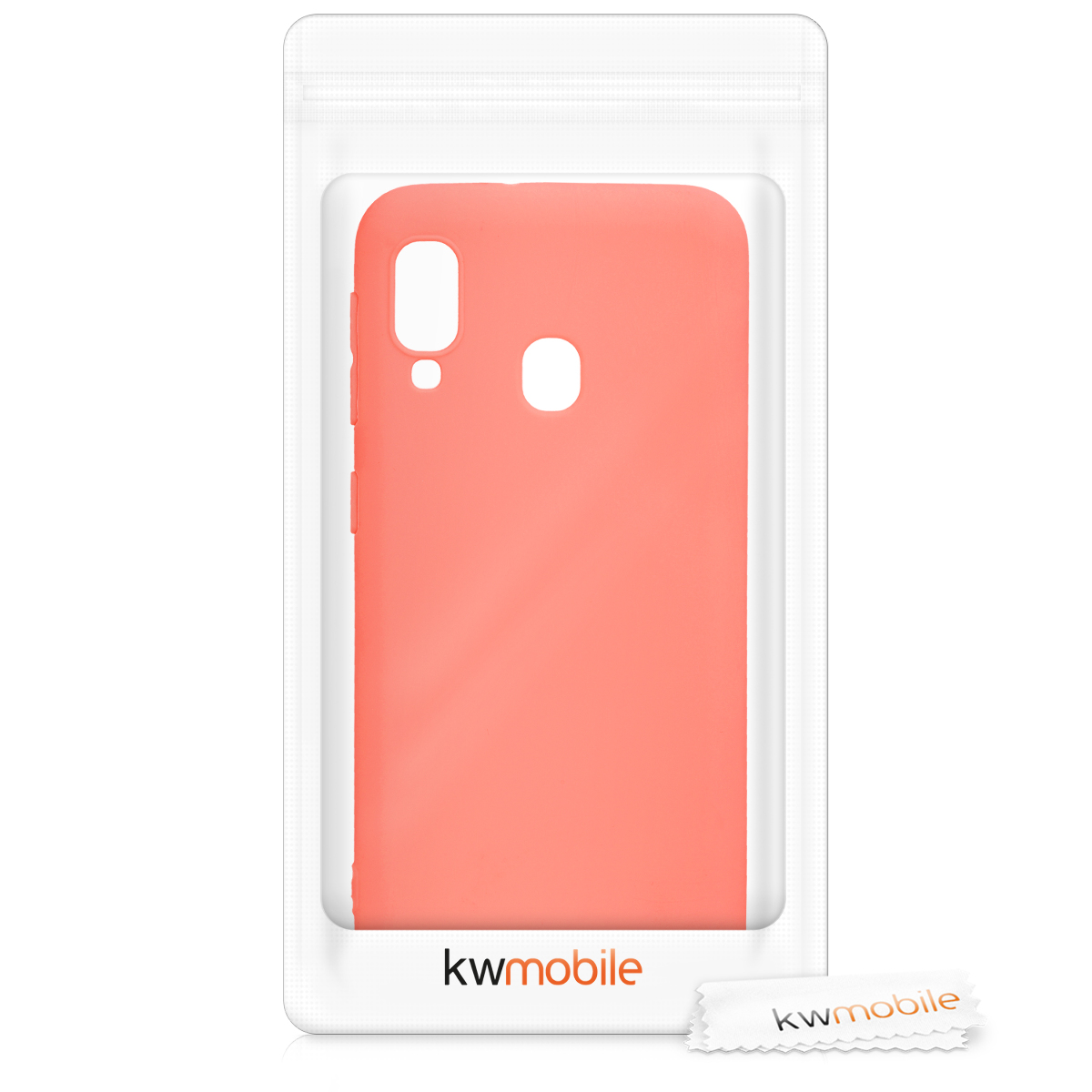 Kryt na mobil Samsung Galaxy A20e kwmobile TPU živě korálový