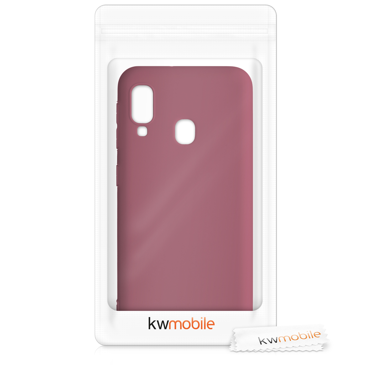 Kryt na mobil Samsung Galaxy A20e kwmobile TPU tmavě růžový
