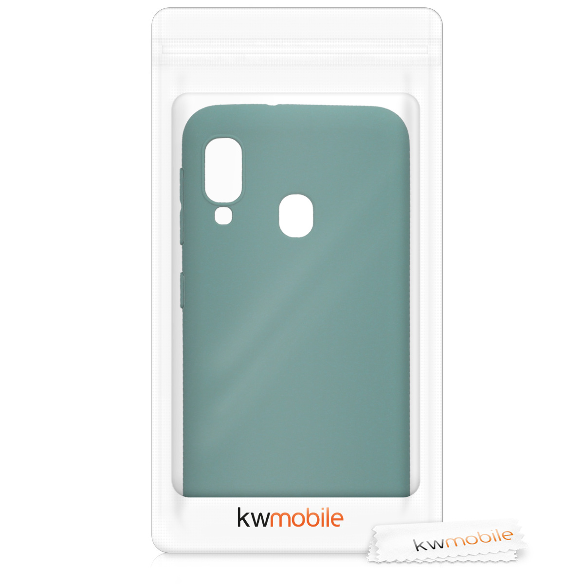 Kryt na mobil Samsung Galaxy A20e kwmobile TPU modrozelený