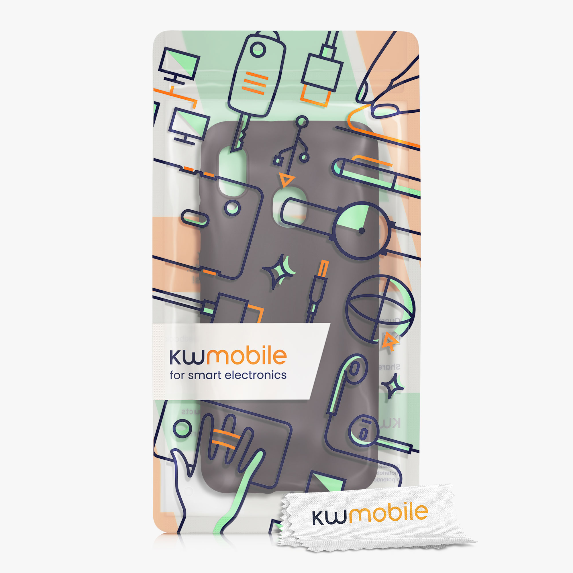 Metalický kryt na mobil Samsung Galaxy A20e kwmobile metalicky berry