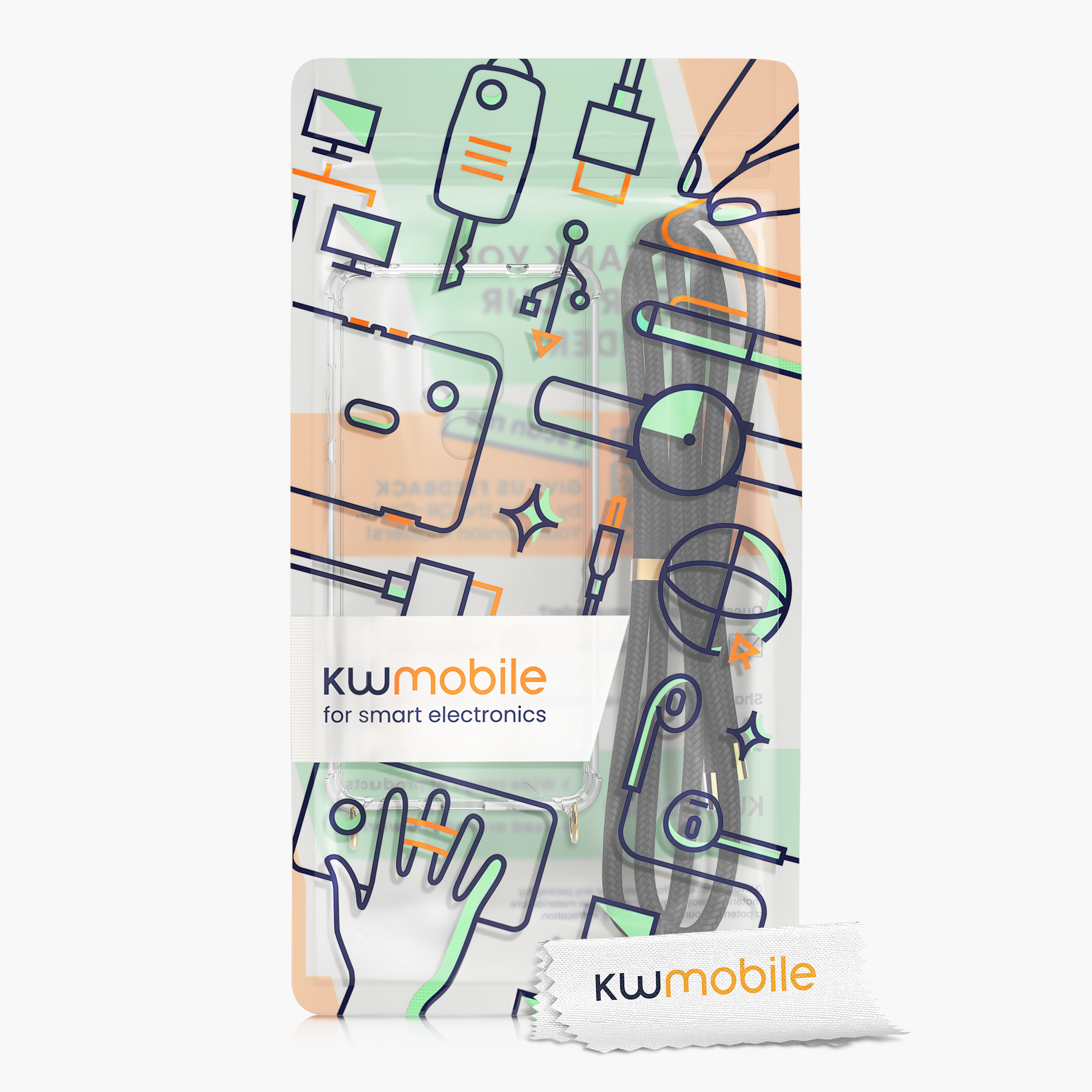 Pouzdro na tablet - Huawei Mate 20 Case - kwmobile - transparentní/čirá