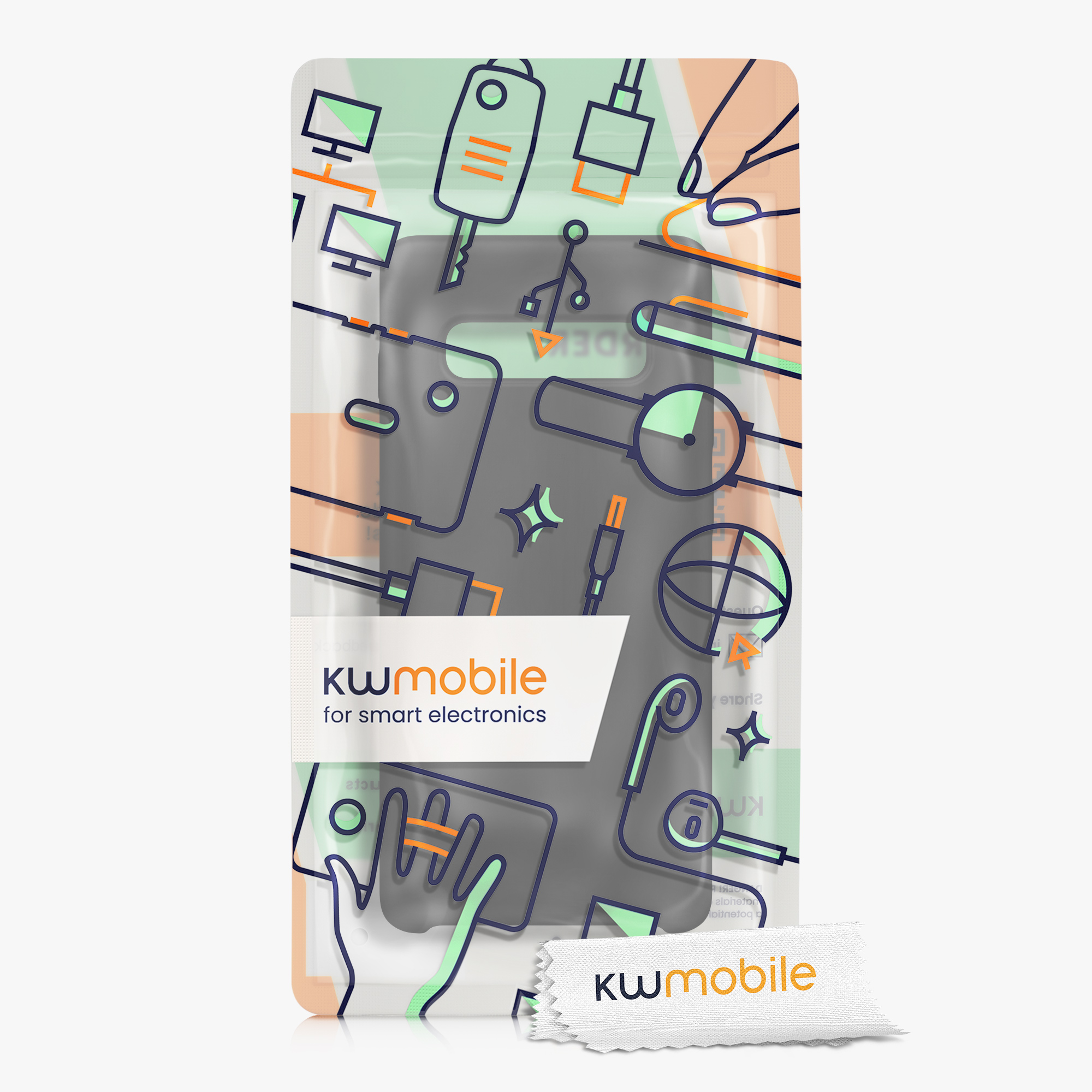 Kryt na mobil Samsung Galaxy S10 Plus / S10+ kwmobile TPU černý