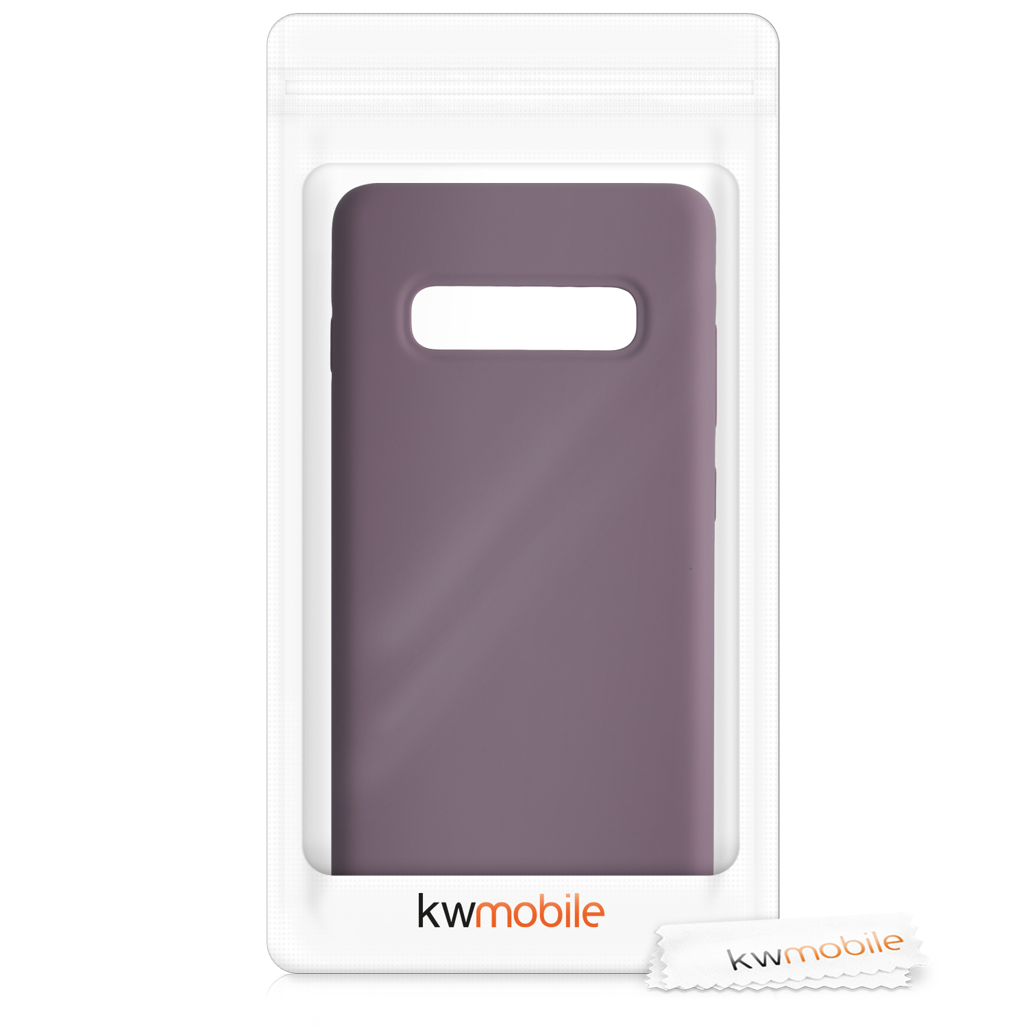 Kryt na mobil Samsung Galaxy S10 Plus / S10+ kwmobile TPU hroznově fialový