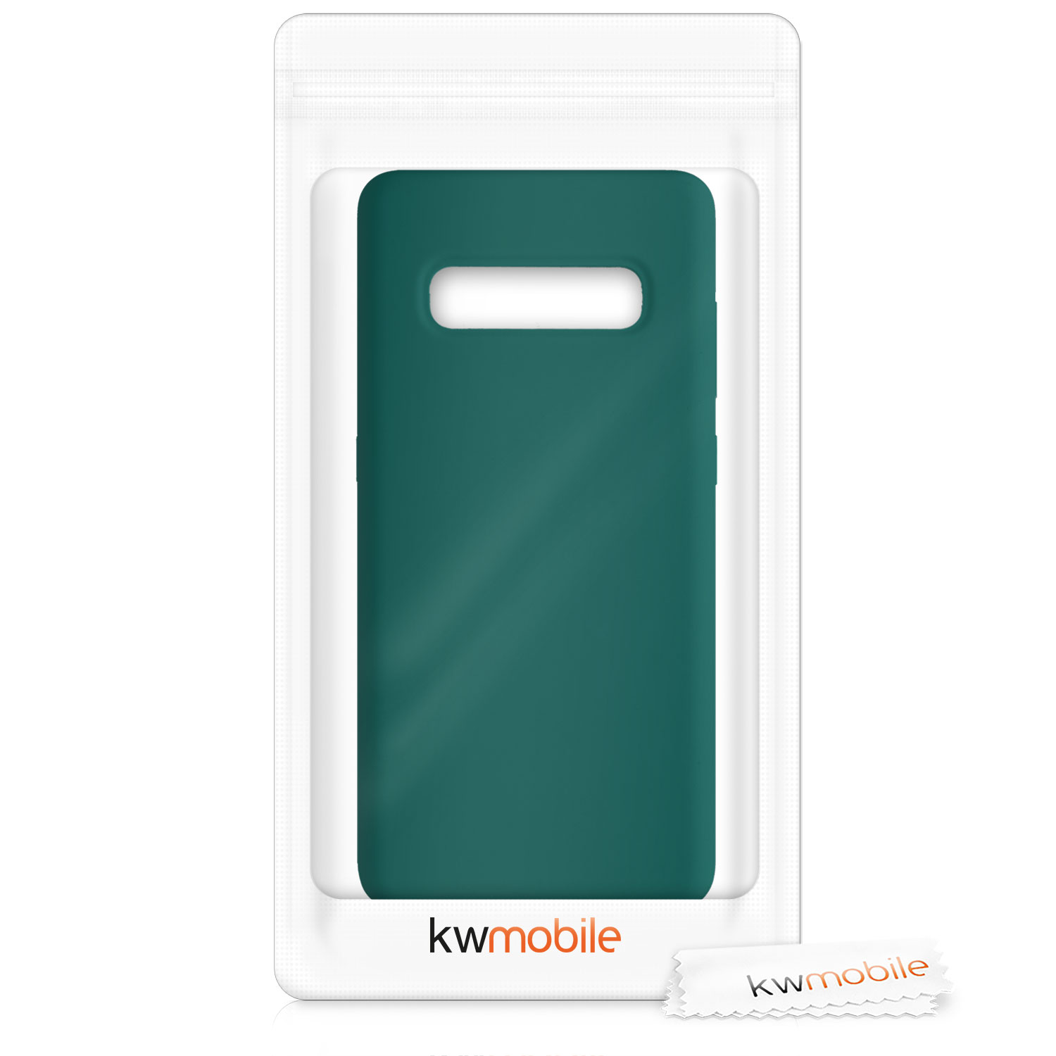 Kryt na mobil Samsung Galaxy S10 Plus / S10+ kwmobile TPU Turquoise Green