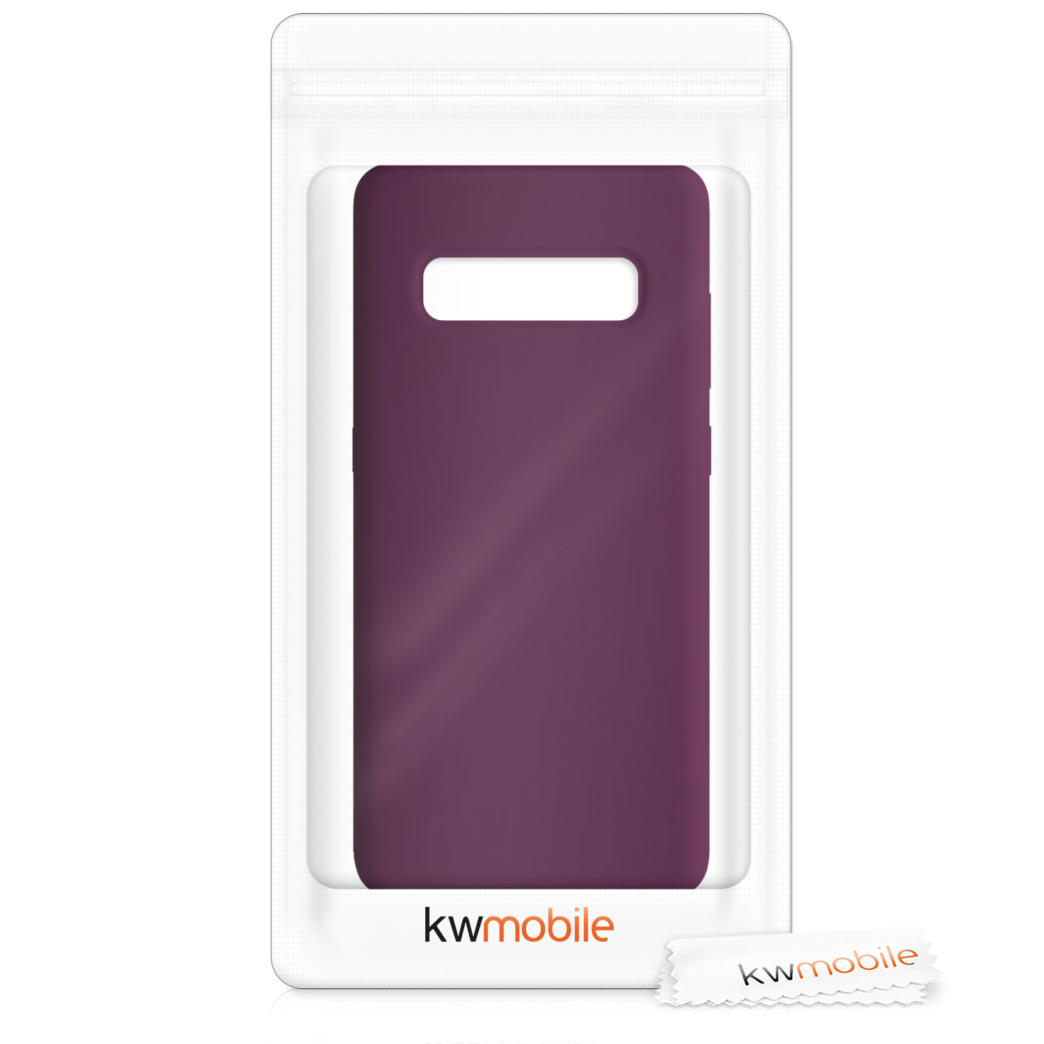 Kryt na mobil Samsung Galaxy S10 Plus / S10+ kwmobile TPU vínově fialový