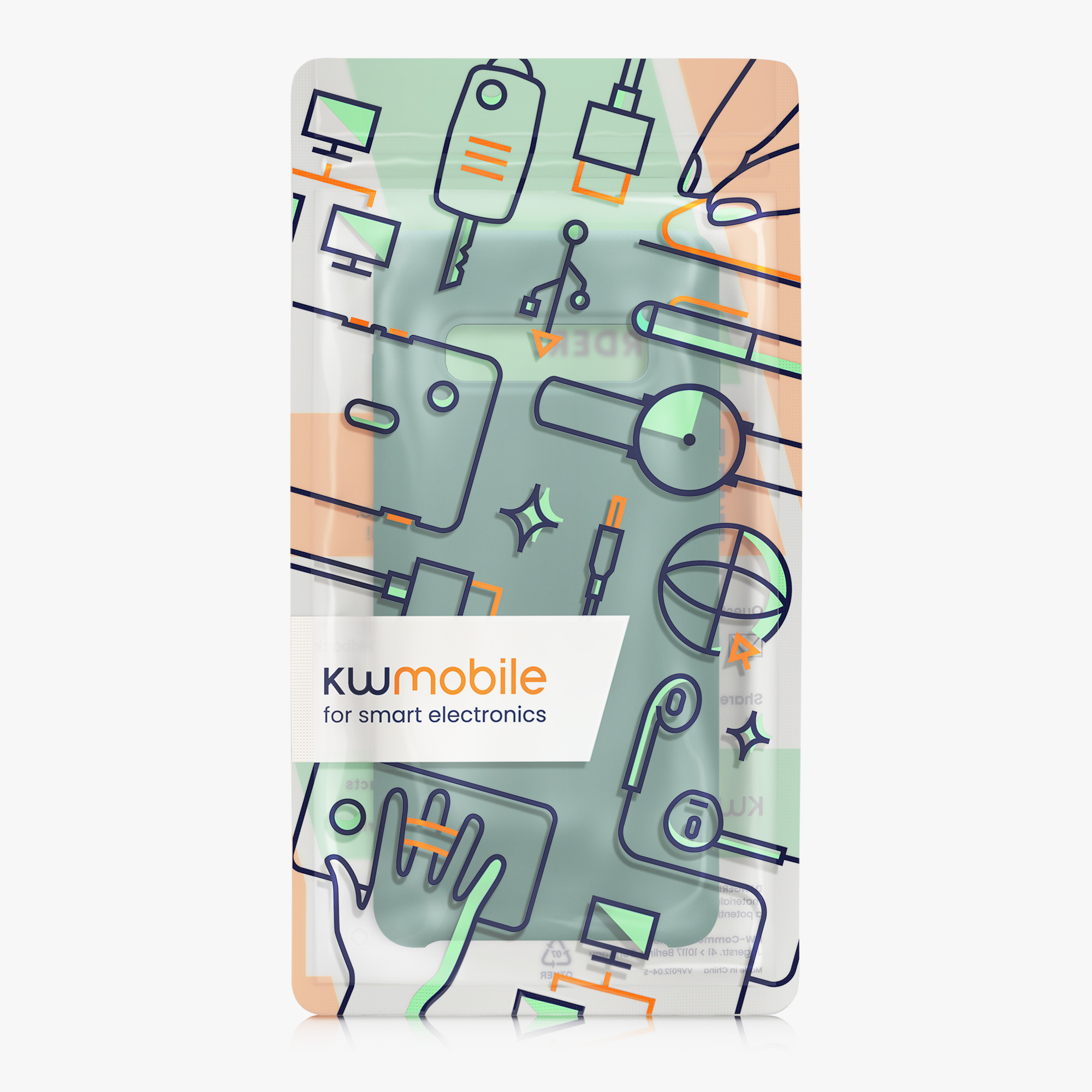 Kryt na mobil Samsung Galaxy S10 Plus / S10+ kwmobile TPU lesně zelený