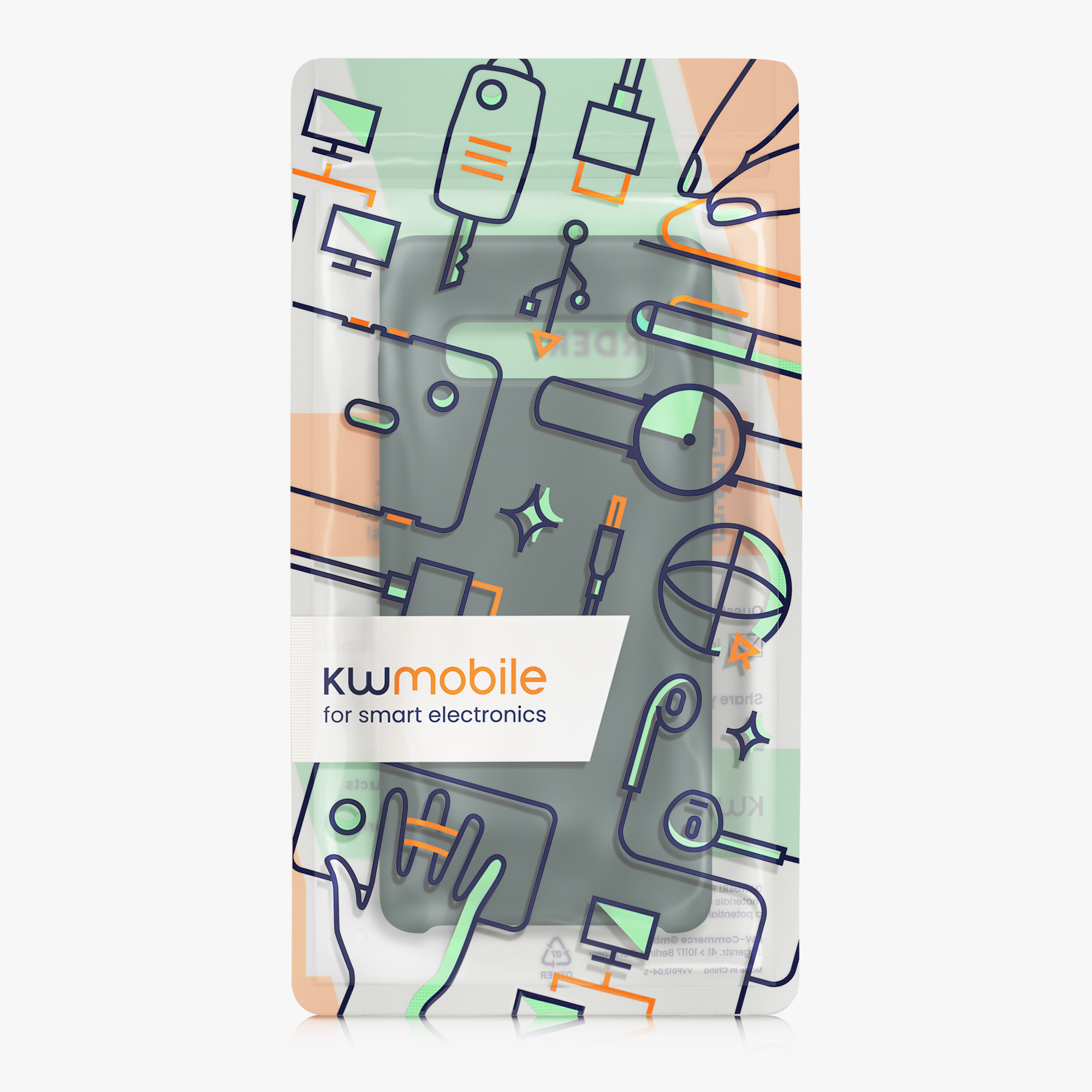 Kryt na mobil Samsung Galaxy S10 Plus / S10+ kwmobile TPU modrý