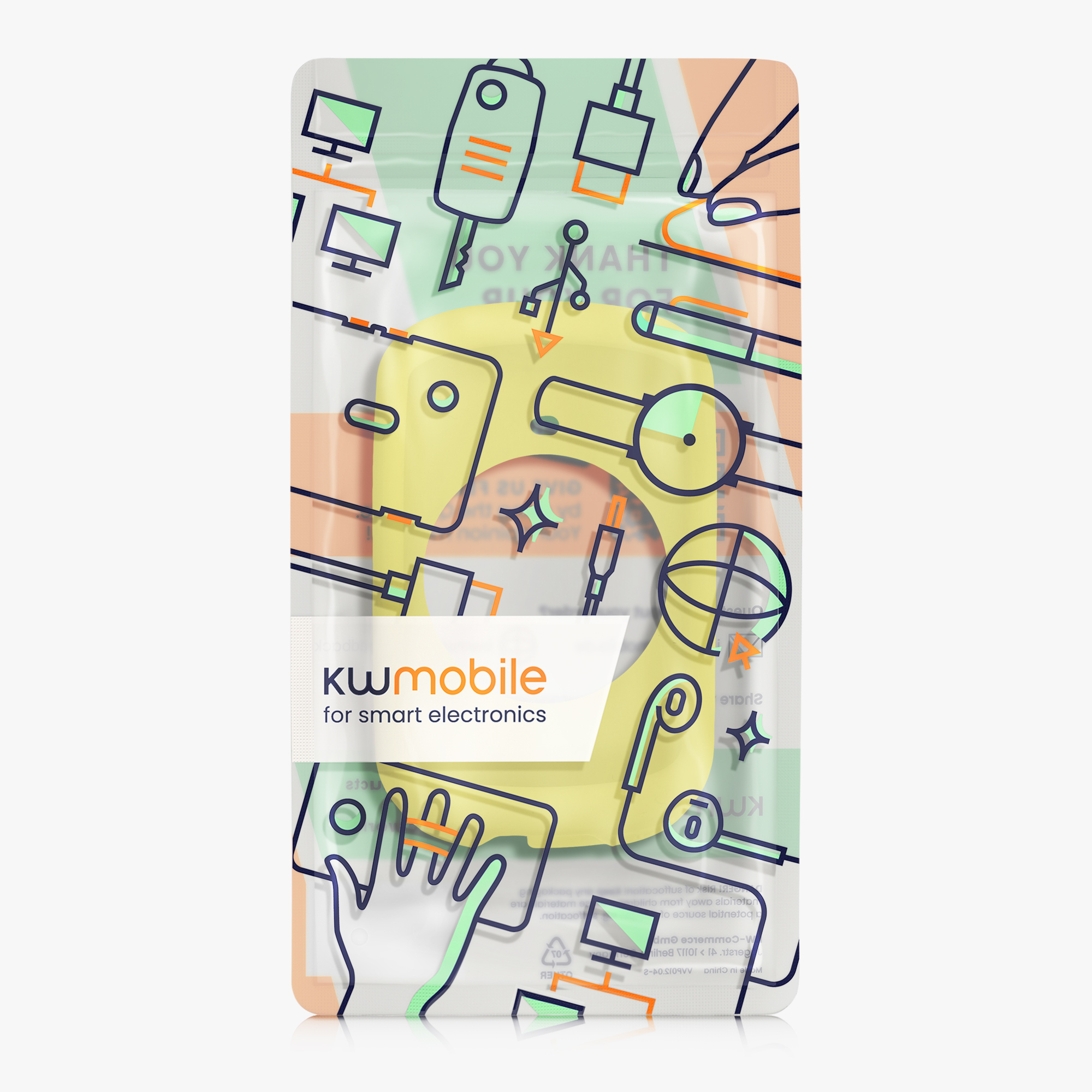 Silikonové pouzdro cyklo GPS Garmin Edge 530 kwmobile černá