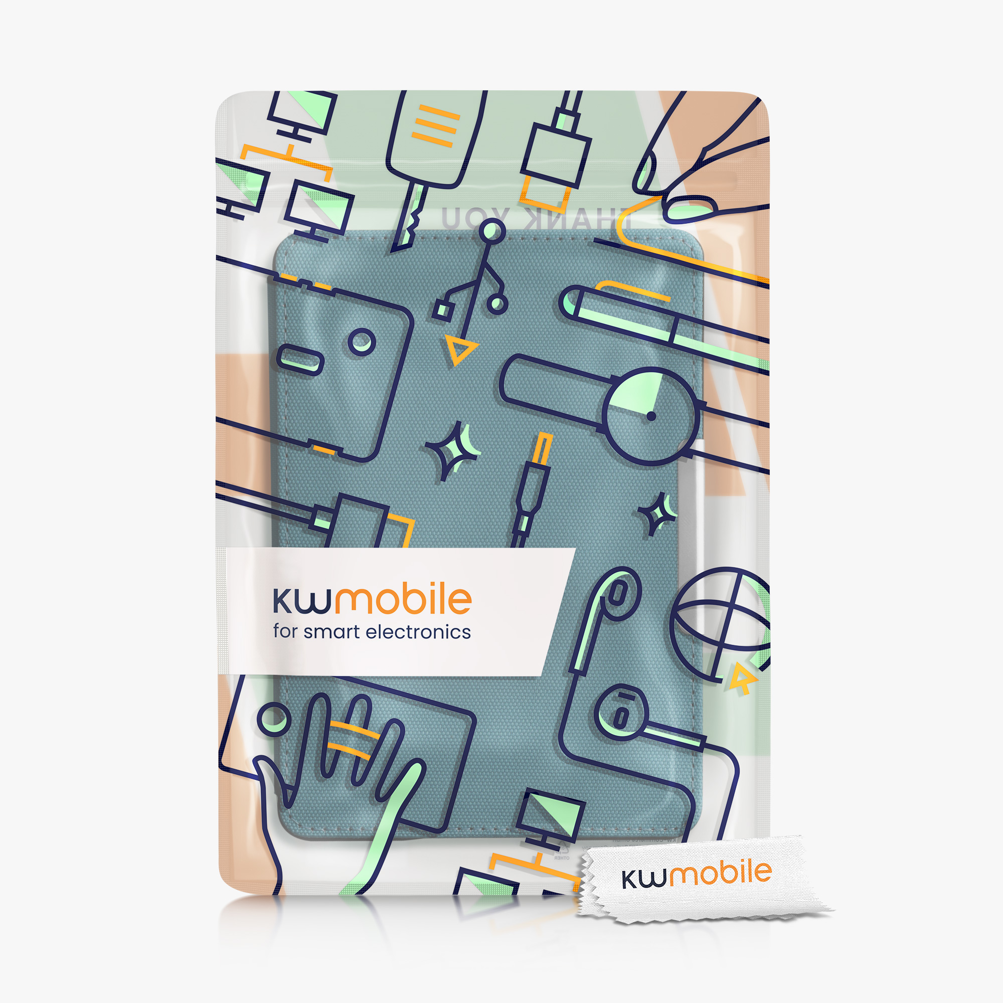 Pouzdro na čtečku kwmobile Kindle Paperwhite - petrolejová