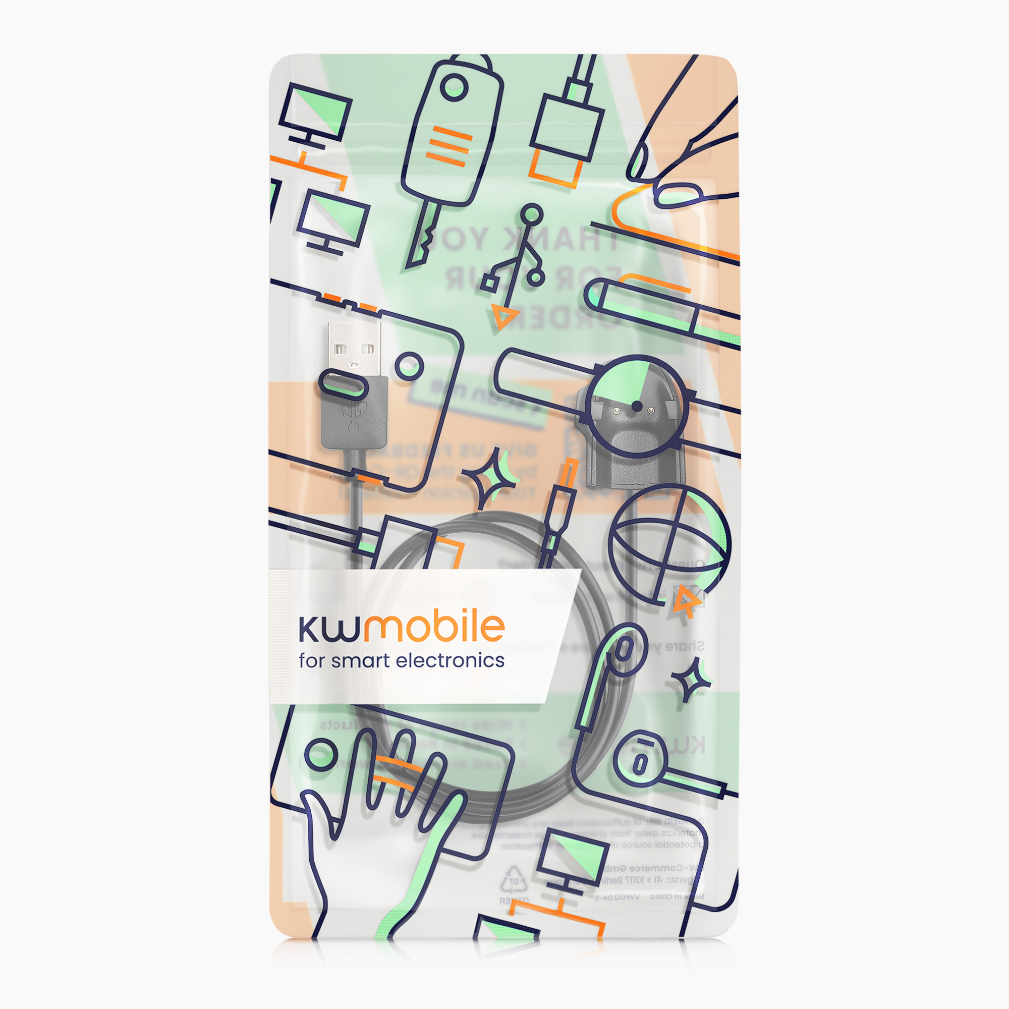 Nabíjecí kabel Samsung Galaxy Fit e kwmobile USB černý