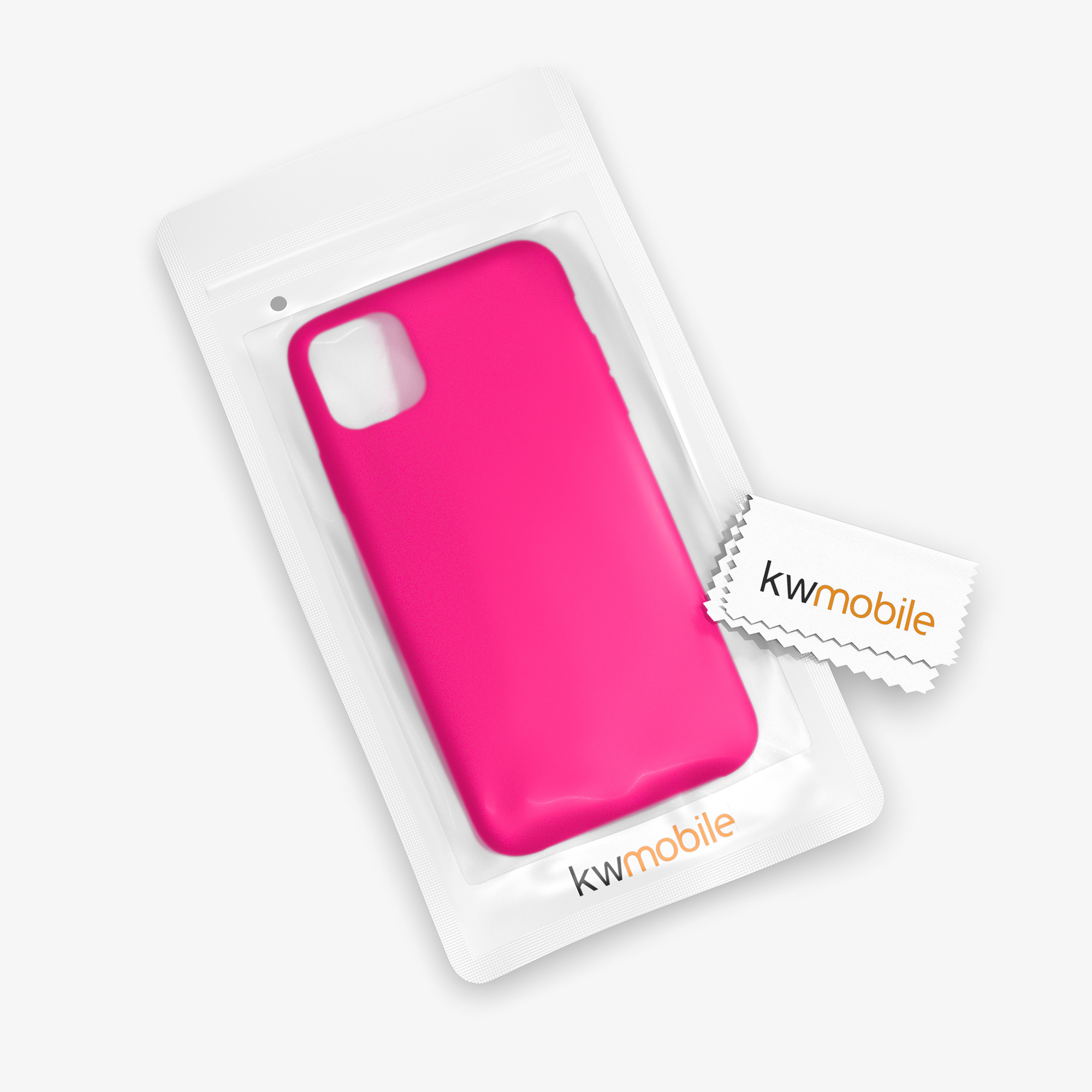 Kryt na mobil kwmobile iPhone 11 Pro Max - Wireless Charging Neon Pink