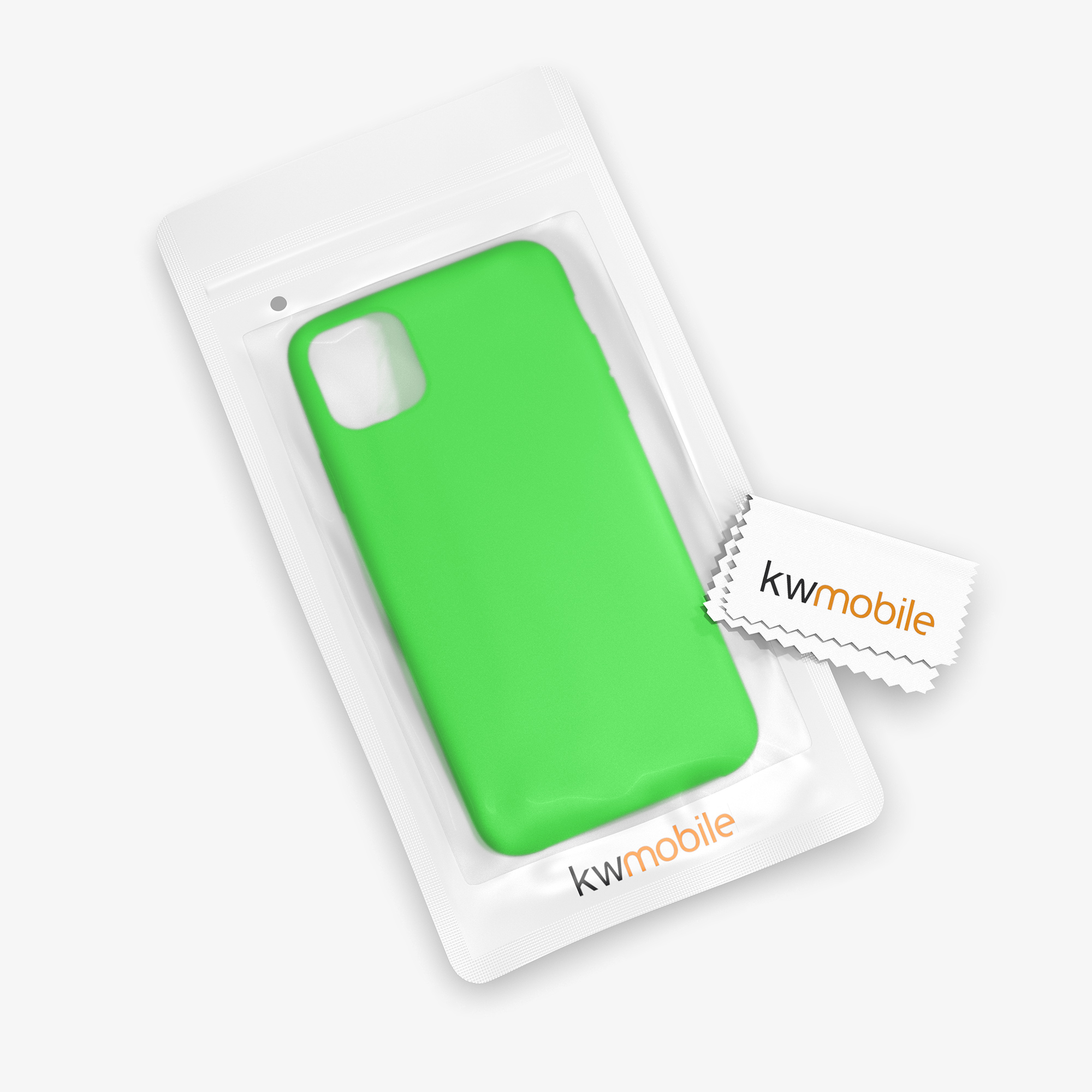 Kryt na mobil kwmobile iPhone 11 Pro Max - Wireless Charging Lime Green