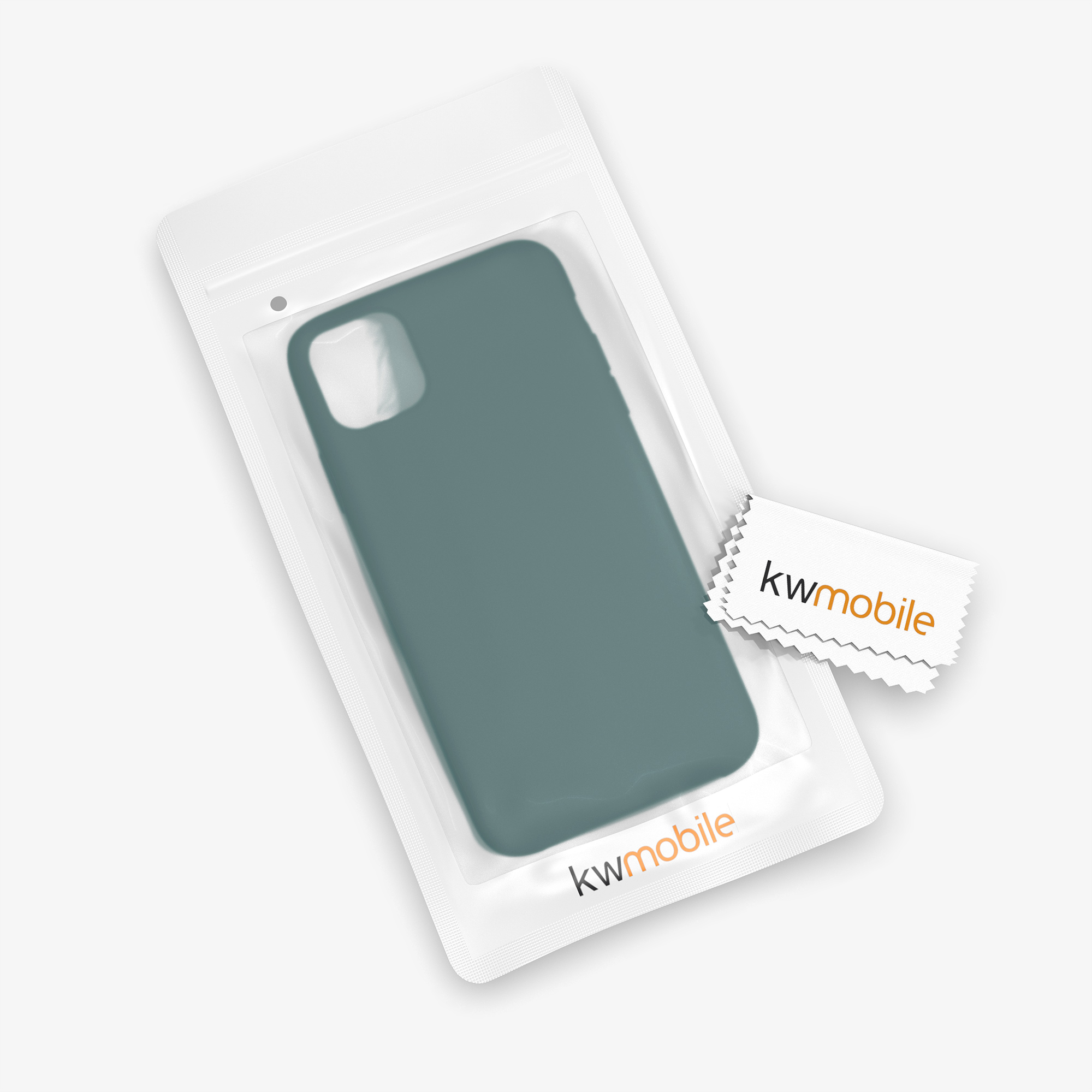 Kryt na mobil kwmobile iPhone 11 Pro Max - Wireless Charging Blue Green
