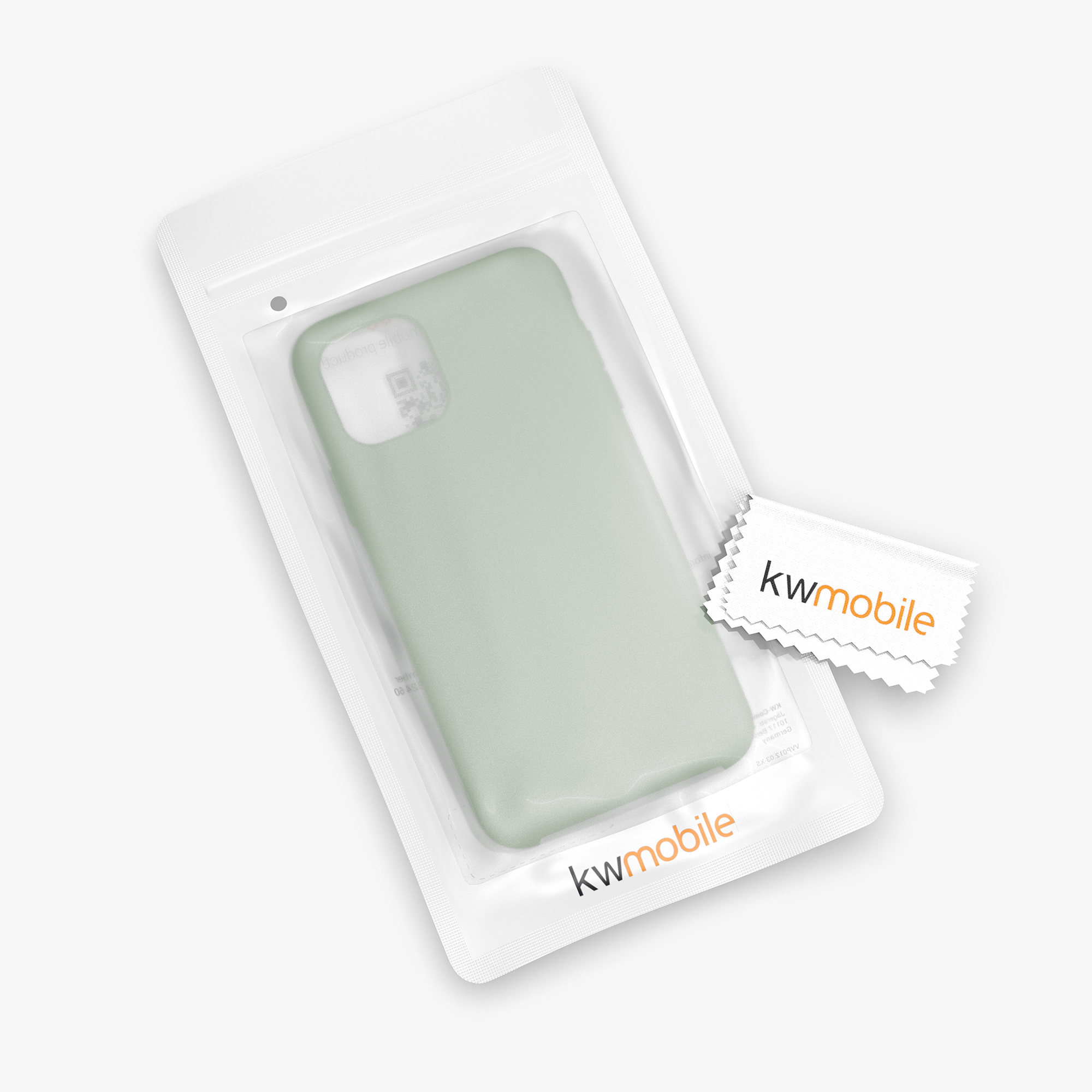 Kryt na mobil kwmobile iPhone 11 Pro - Wireless Charging Gray Green