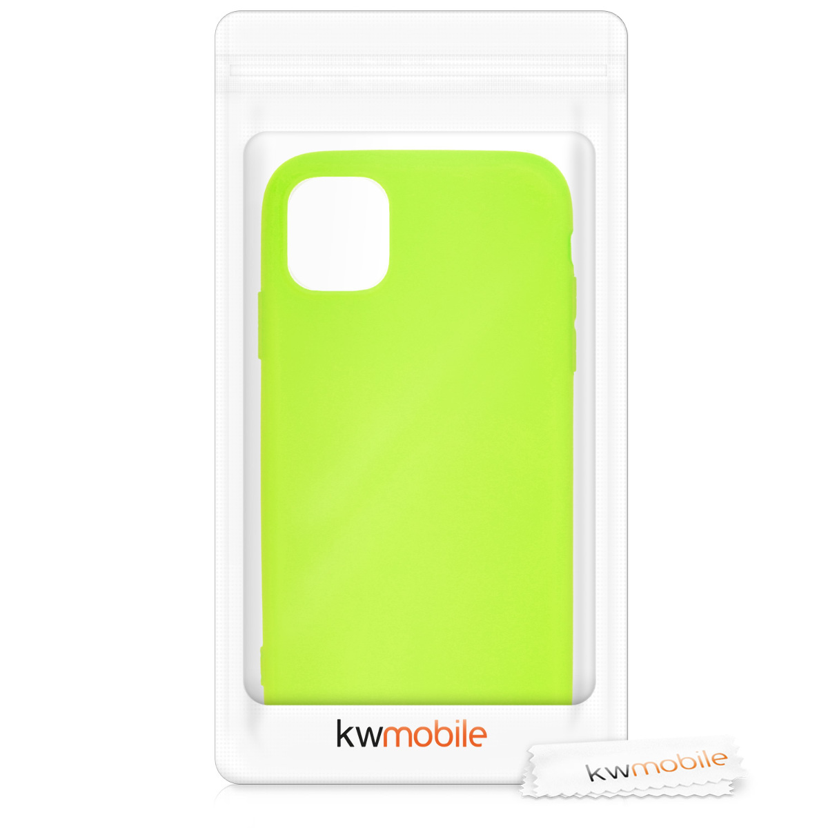 Kryt na mobil kwmobile iPhone 11 Pro Max - neonově žlutá