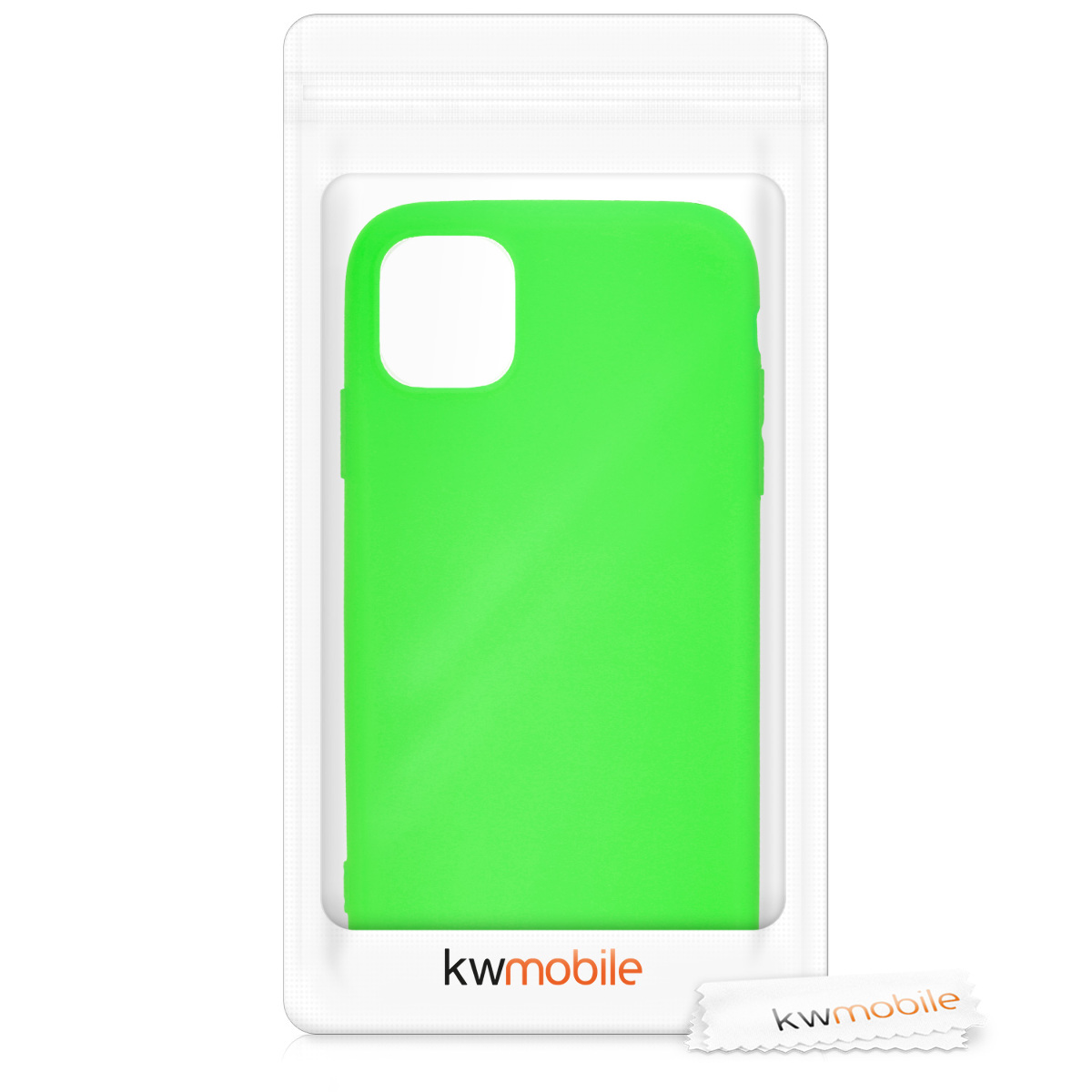 Kryt na mobil kwmobile iPhone 11 - neonově zelená