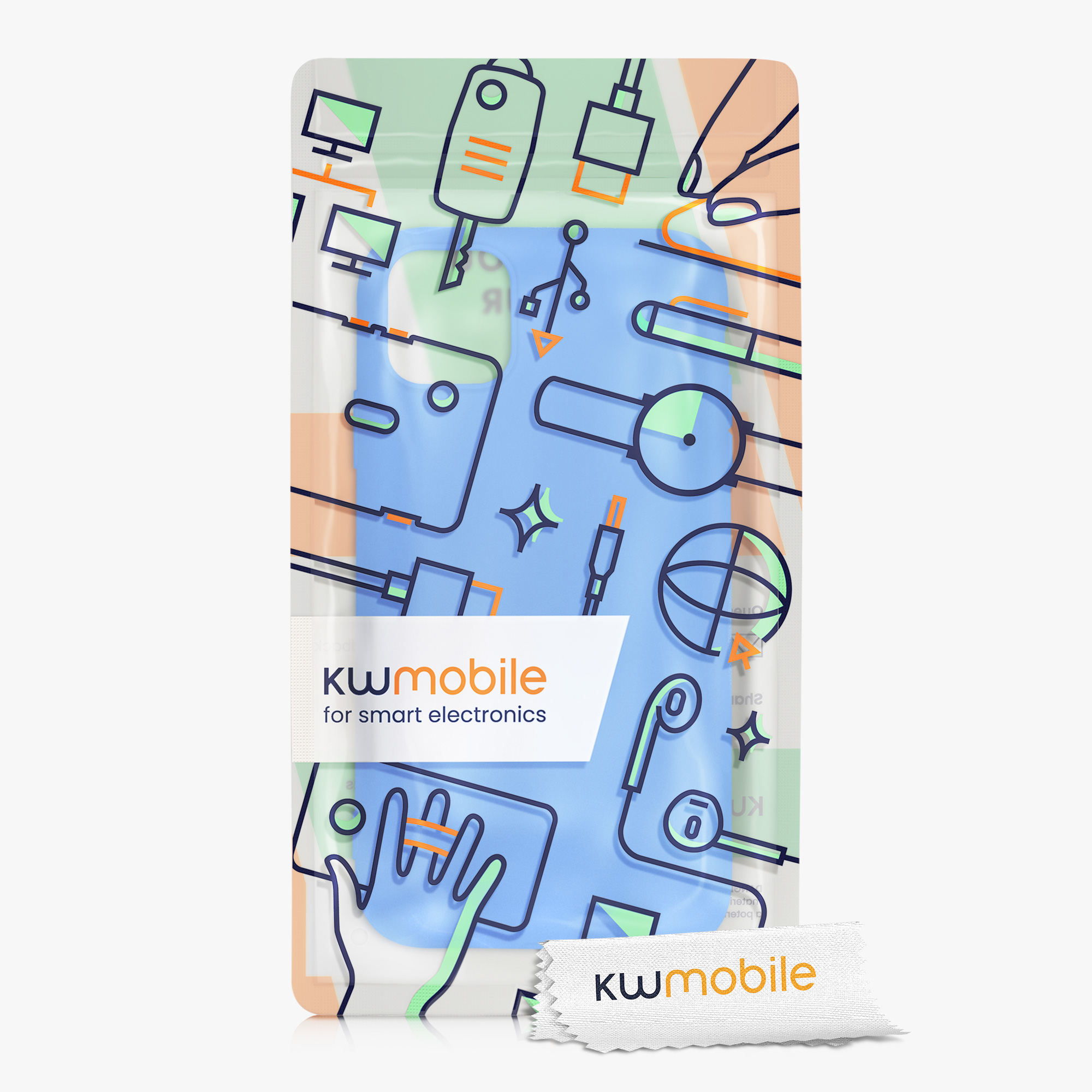 Kryt na mobil kwmobile iPhone 11 - Sea Breeze