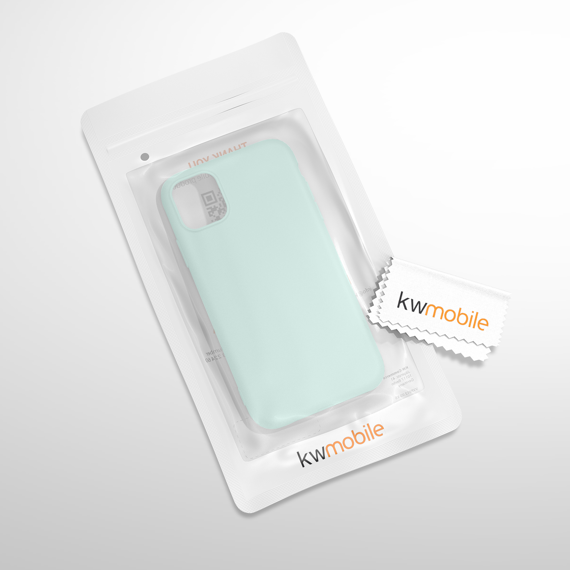Kryt na mobil kwmobile iPhone 11 - mintová