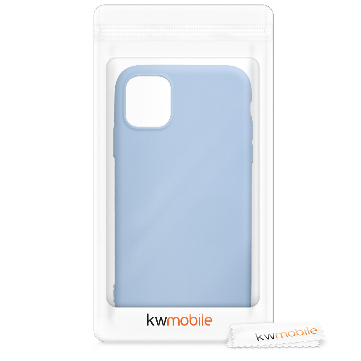 Kryt na mobil kwmobile iPhone 11 - matná světle modrá