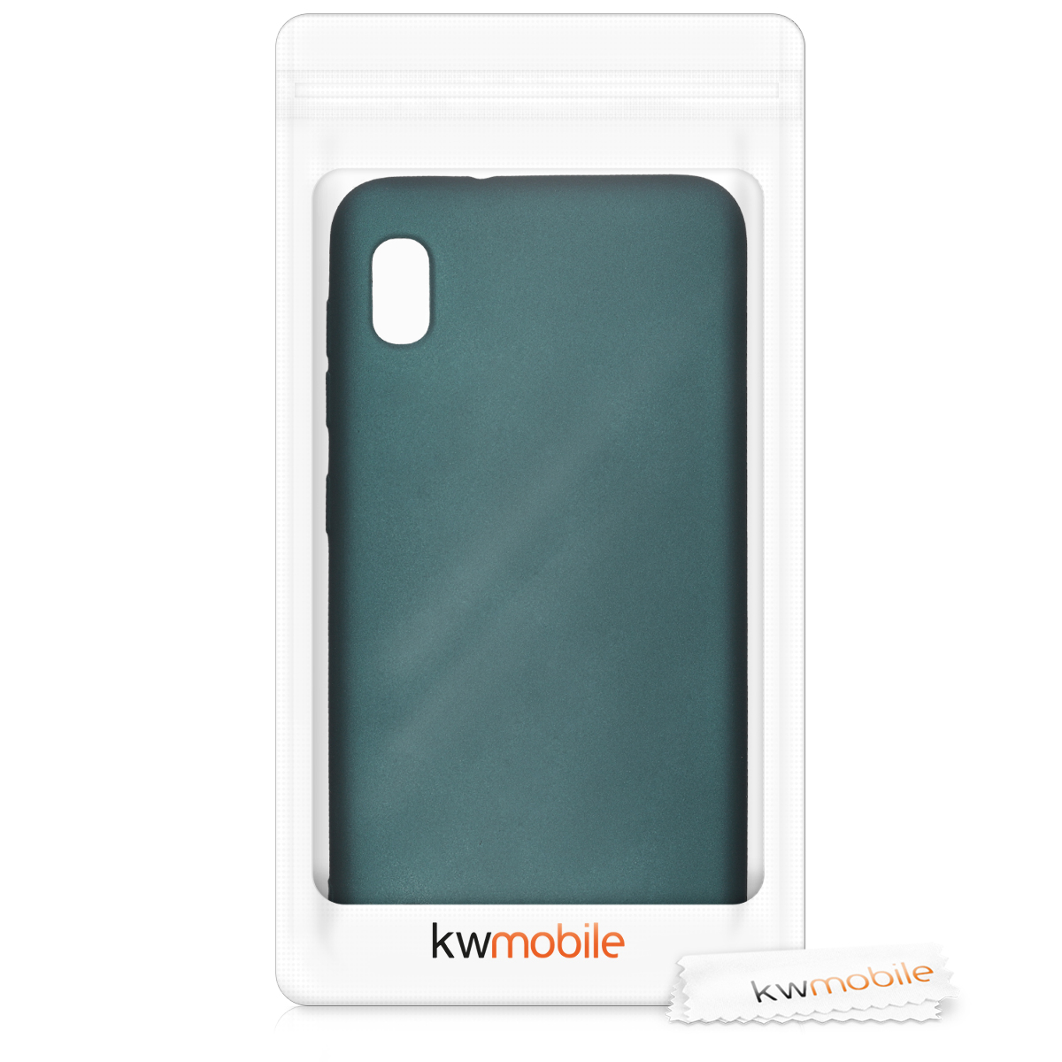 Kryt na mobil Samsung Galaxy A10 kwmobile Metallic metalicky petrolejový