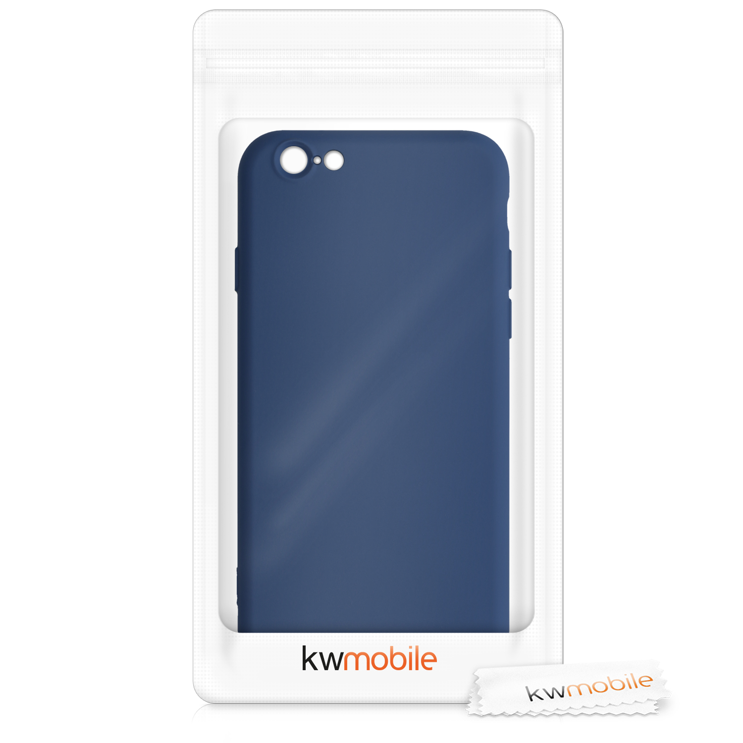 Silikonový kryt kwmobile pro Apple iPhone 6 / 6S - modrá, tmavě modrá