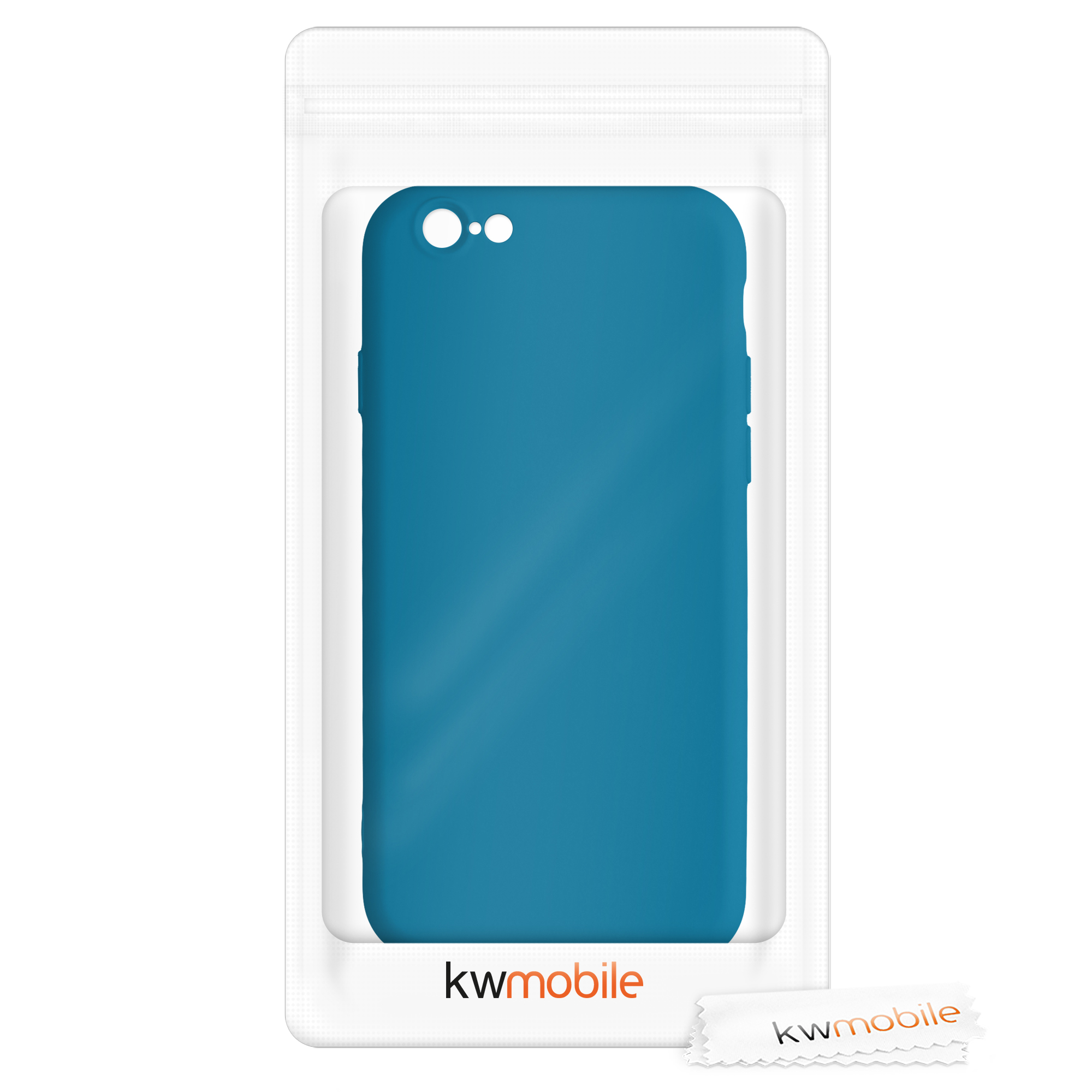Silikonový kryt kwmobile pro Apple iPhone 6 / 6S - modrá