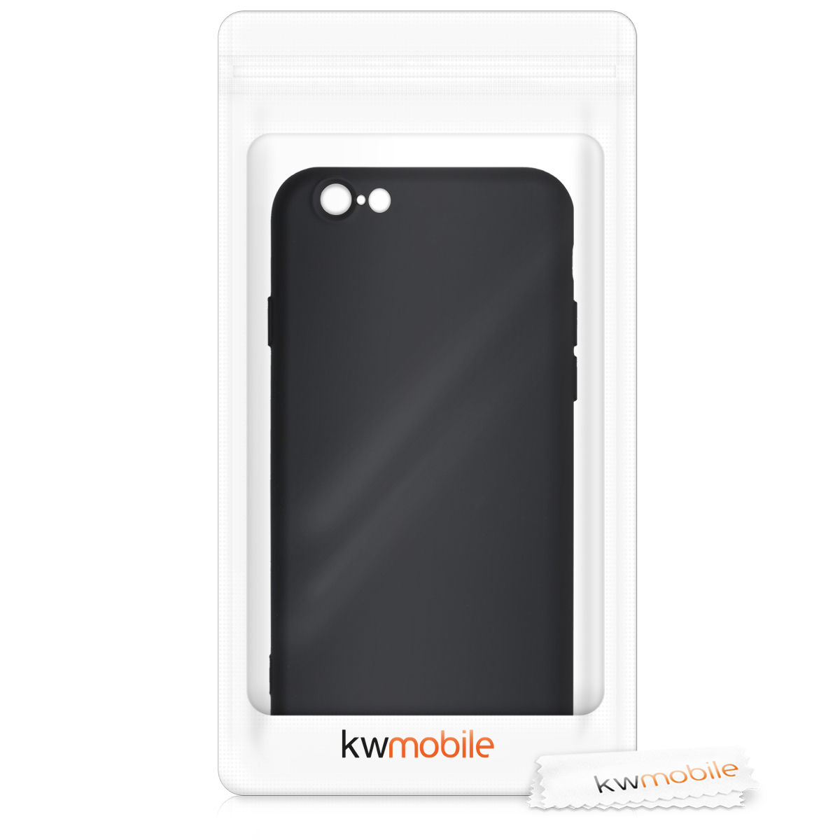Silikonový kryt kwmobile pro Apple iPhone 6 / 6S - černá