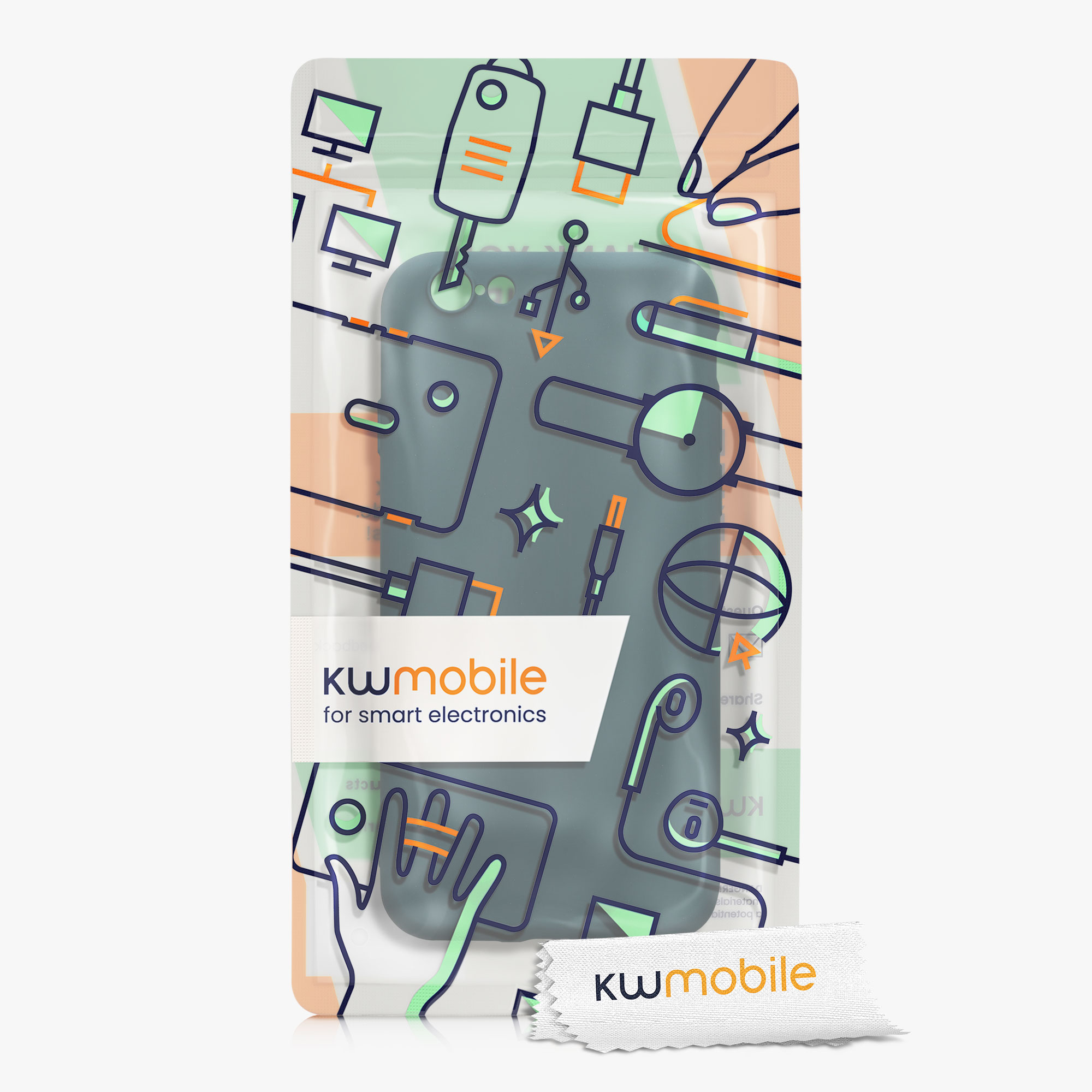 Silikonový kryt kwmobile pro Apple iPhone 6 / 6S