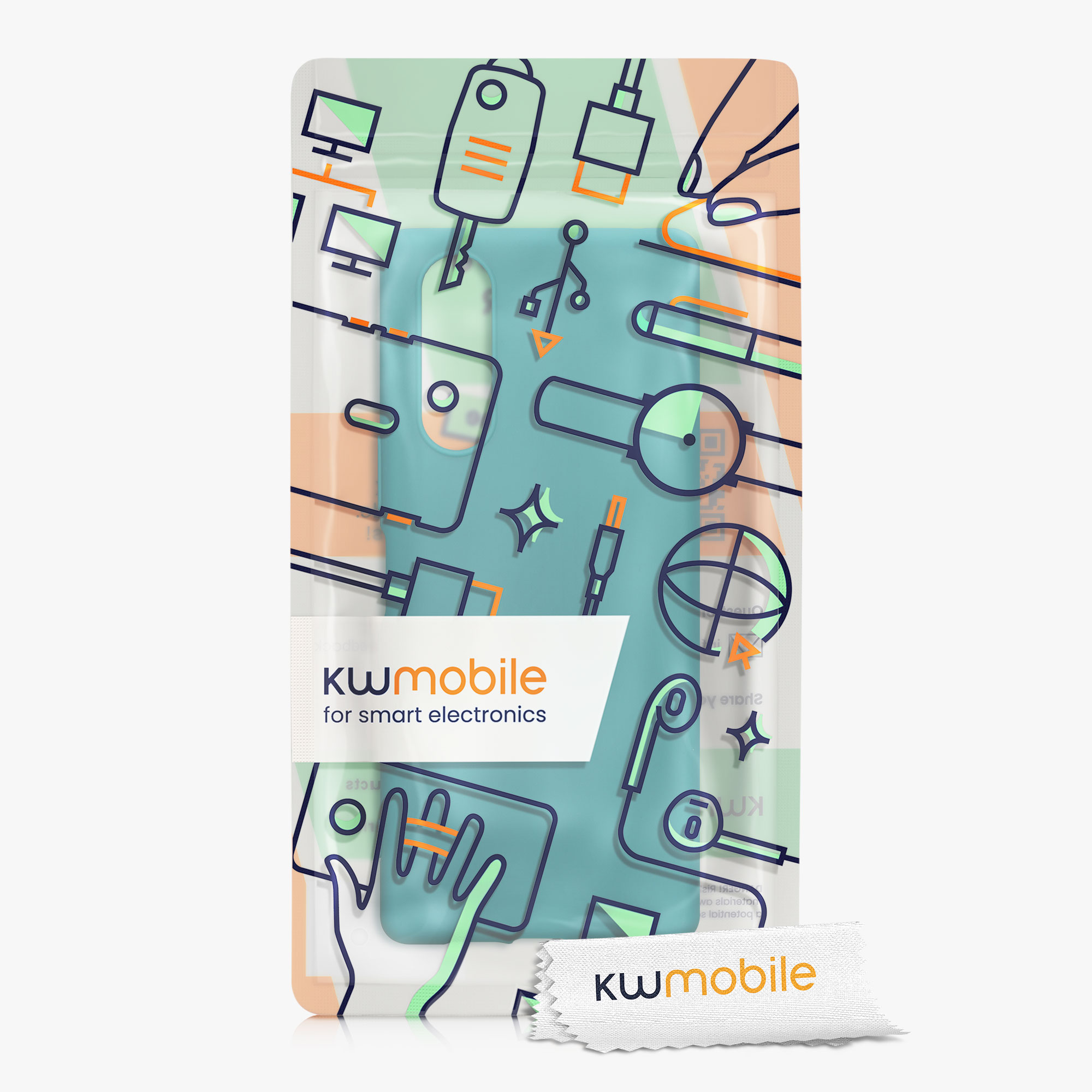 Kryt na mobil kwmobile - Sony Xperia 5 - matná petrolejová