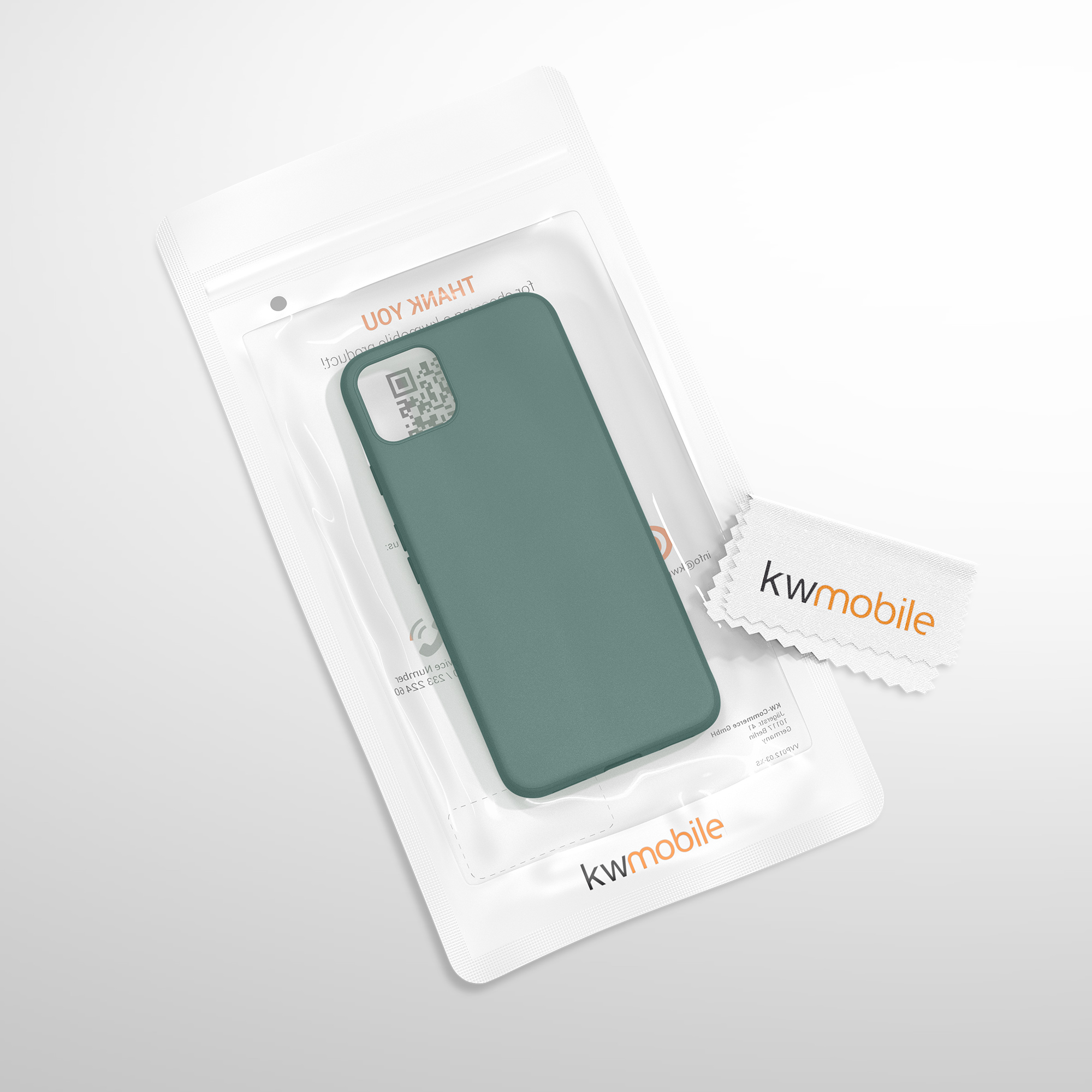 Zadní kryt kwmobile pro Google Pixel 4 - modrozelená