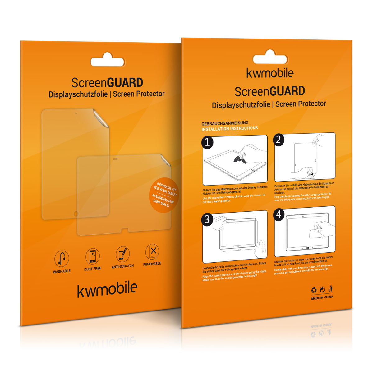 Ochranná fólie kwmobile iPad 10.2 (2019/2020/2021 - 2 ks, matná